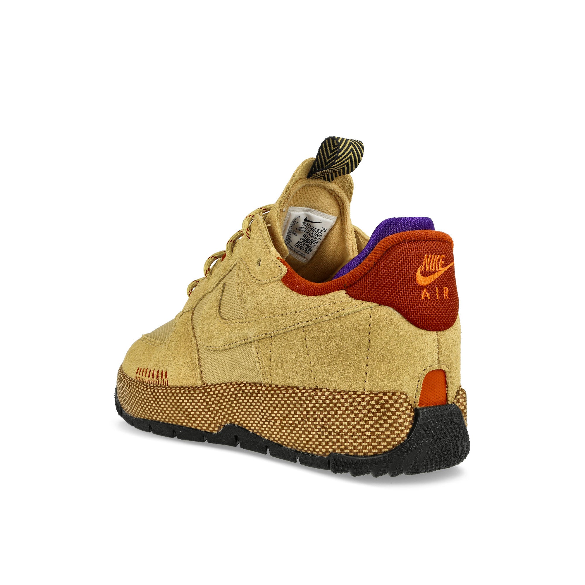 Nike W Air Force 1 Wild Wheat Gold-Wheat Gold - Rugged Orange Low Top Sneakers Material | Overkill