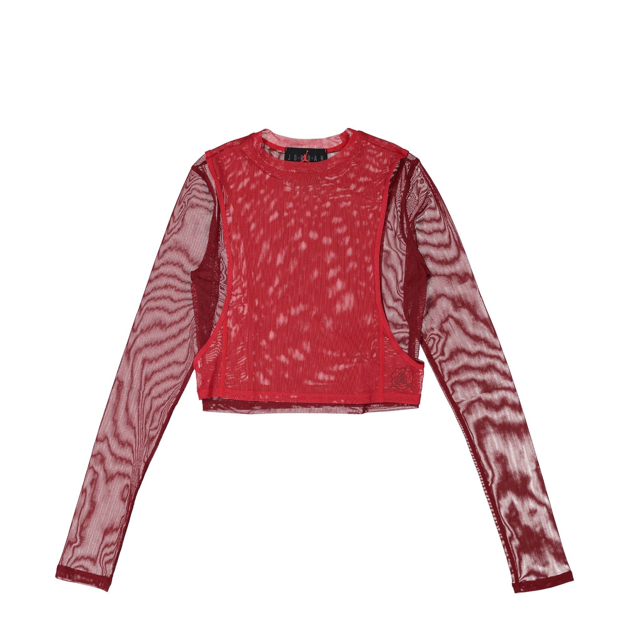 Jordan W Long Sleeve Mesh Top Gym Red / Team Red Longsleeves FB2615 687 | Overkill