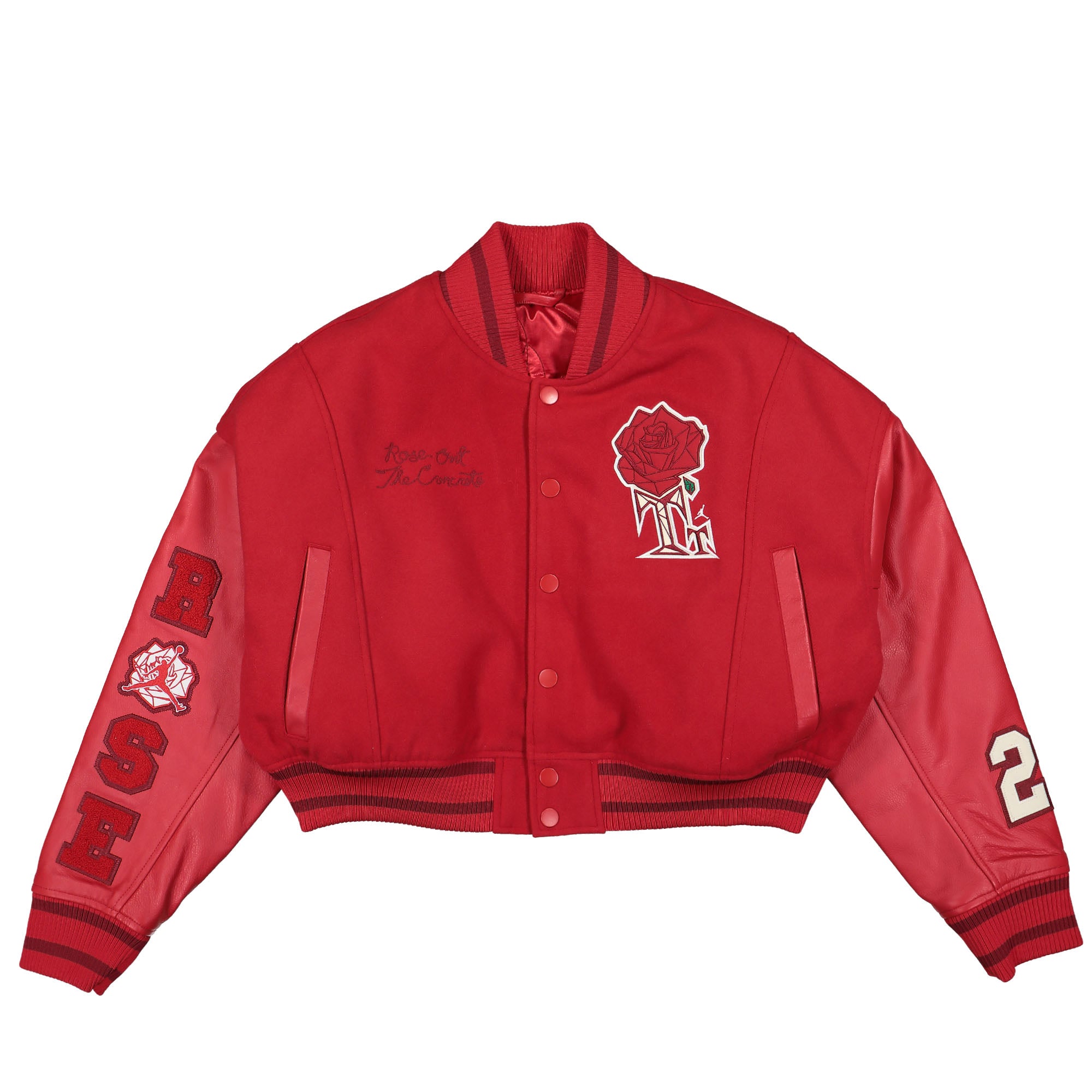 Jordan W Varsity Jacket Gym Red /Sail / Team Red Bomber & Varsity Jackets FB2642 687 | Overkill