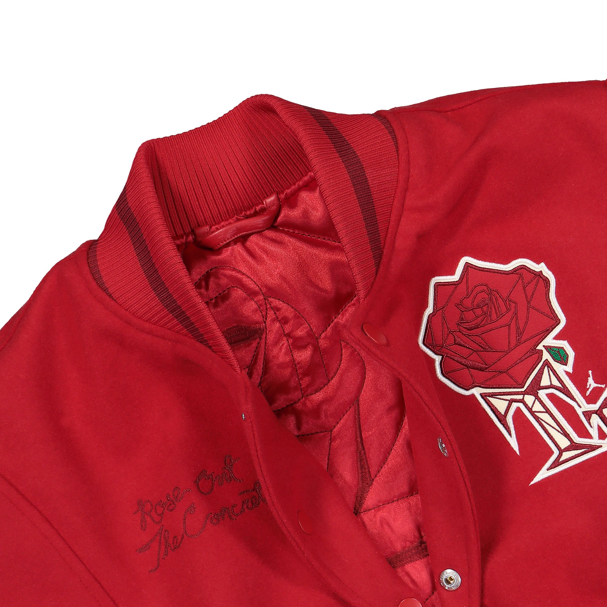 Jordan W Varsity Jacket Gym Red /Sail / Team Red Bomber & Varsity Jackets Detailfoto | Overkill