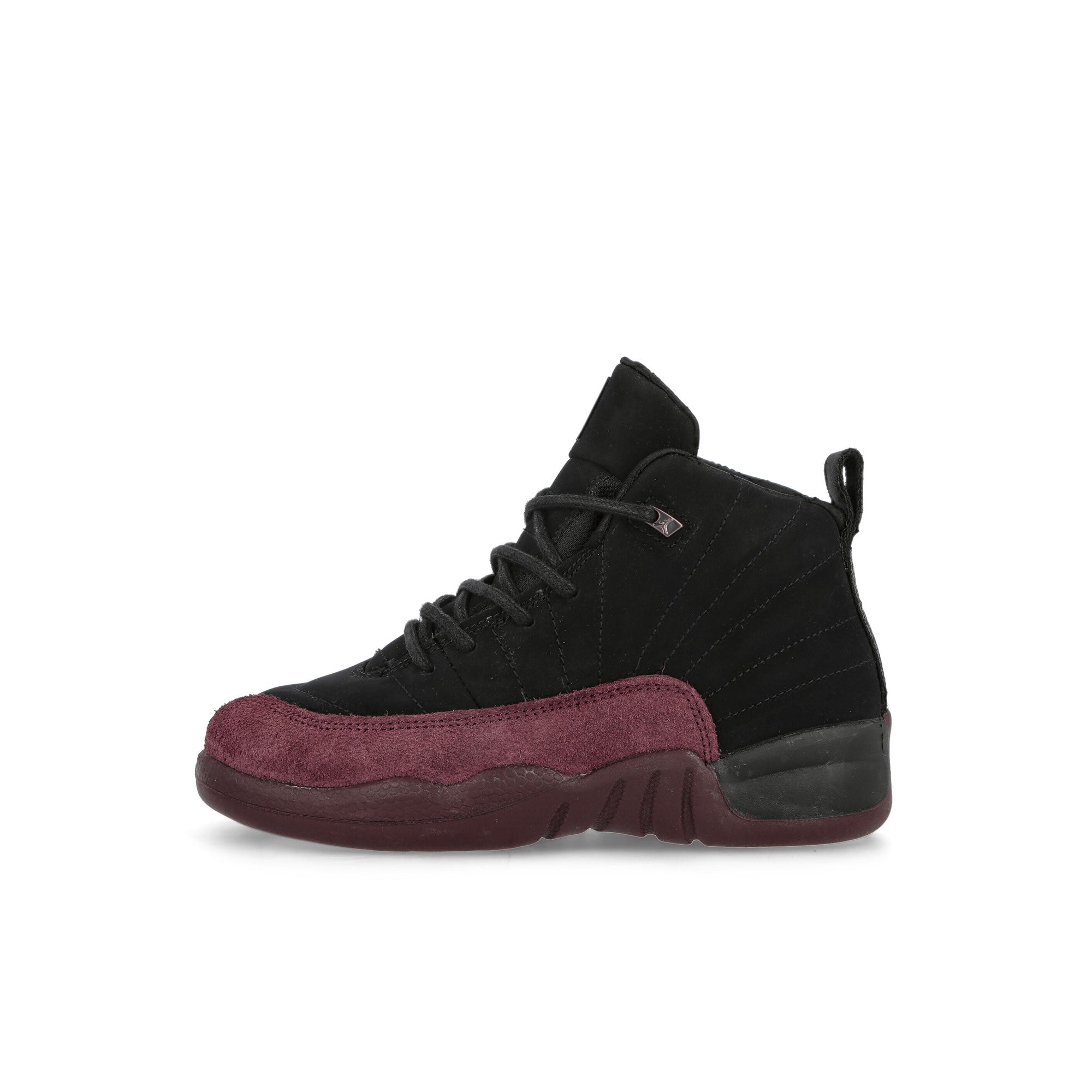 Jordan A Ma Maniere x Jordan 12 Retro SP PS Black-Black - Burgundy Crush High Top Sneakers FB2686 001 | Overkill