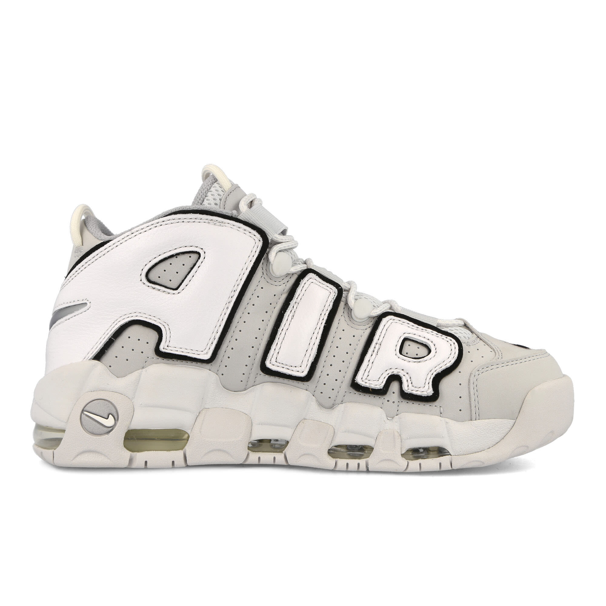 Nike Air More Uptempo 96 Photon Dust-Metallic Silver Sneakers Silhouette | Overkill