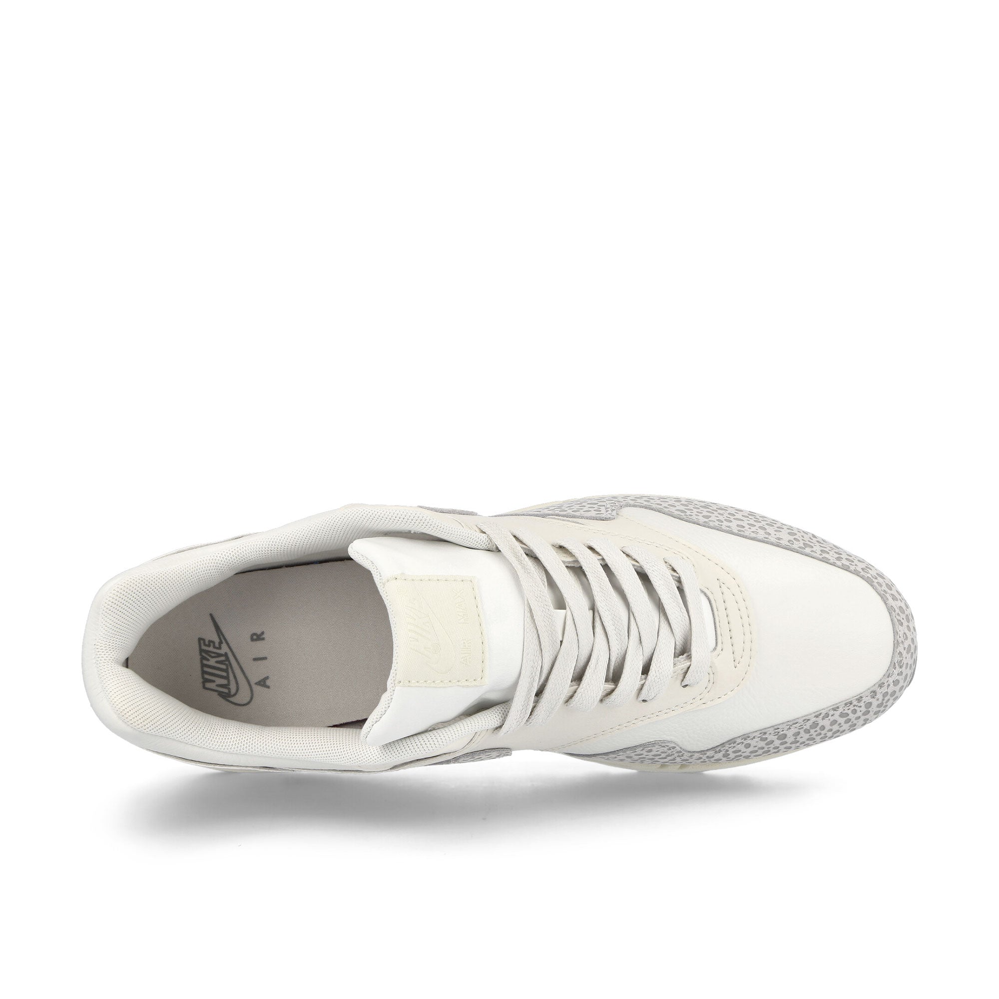 Nike Wmns Air Max 1 Safari Summit White-Phantom Sail Photon Dust Low Top Sneakers Detailfoto | Overkill