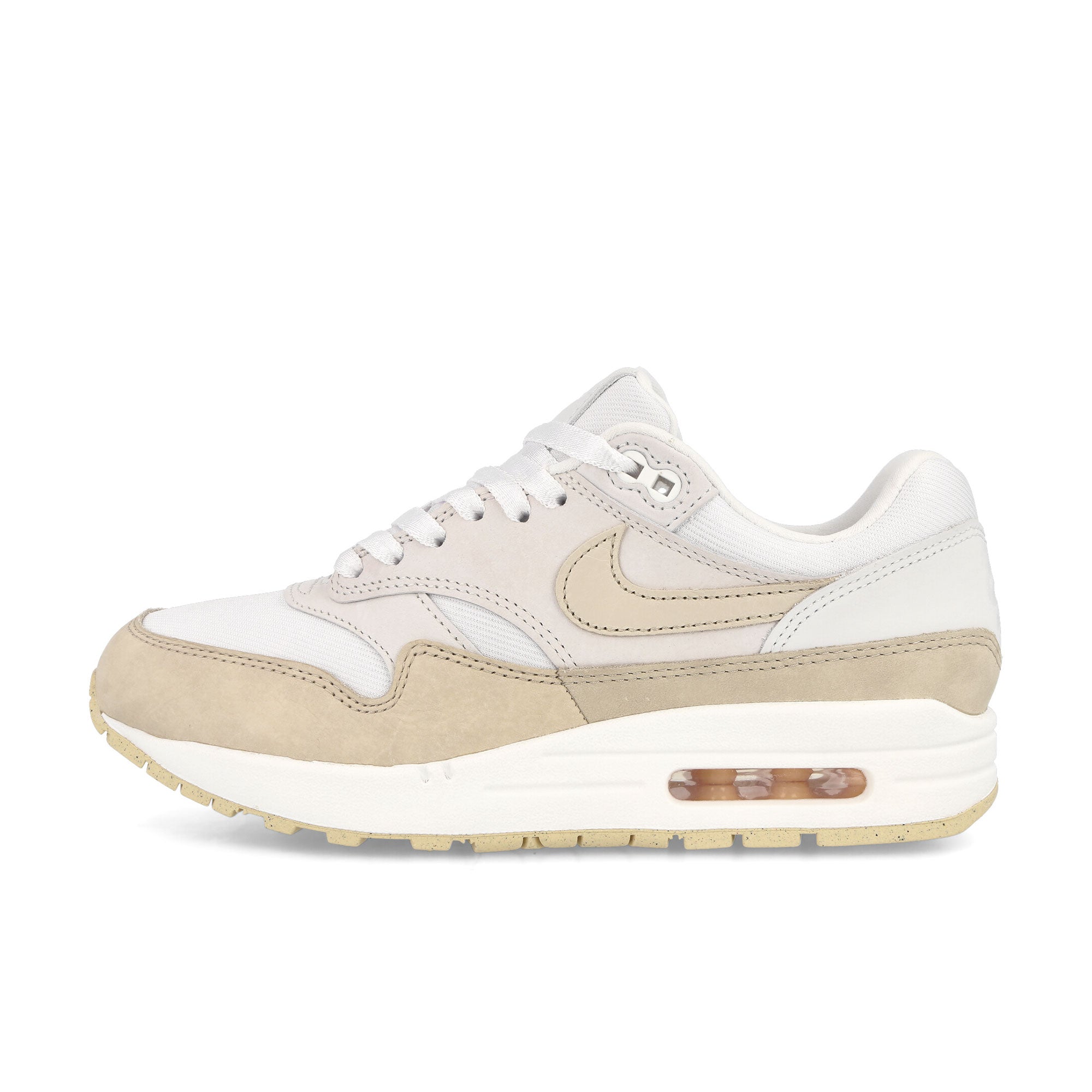 Nike Wmns Air Max 1 Premium Summit White-Sanddrift - Phantom Low Top Sneakers FB5060 100 | Overkill