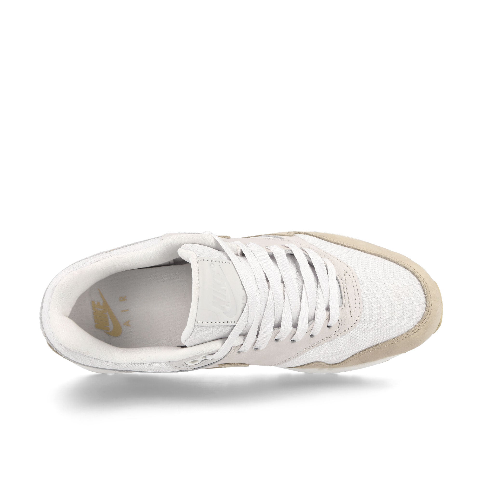 Nike Wmns Air Max 1 Premium Summit White-Sanddrift - Phantom Low Top Sneakers Detailfoto | Overkill