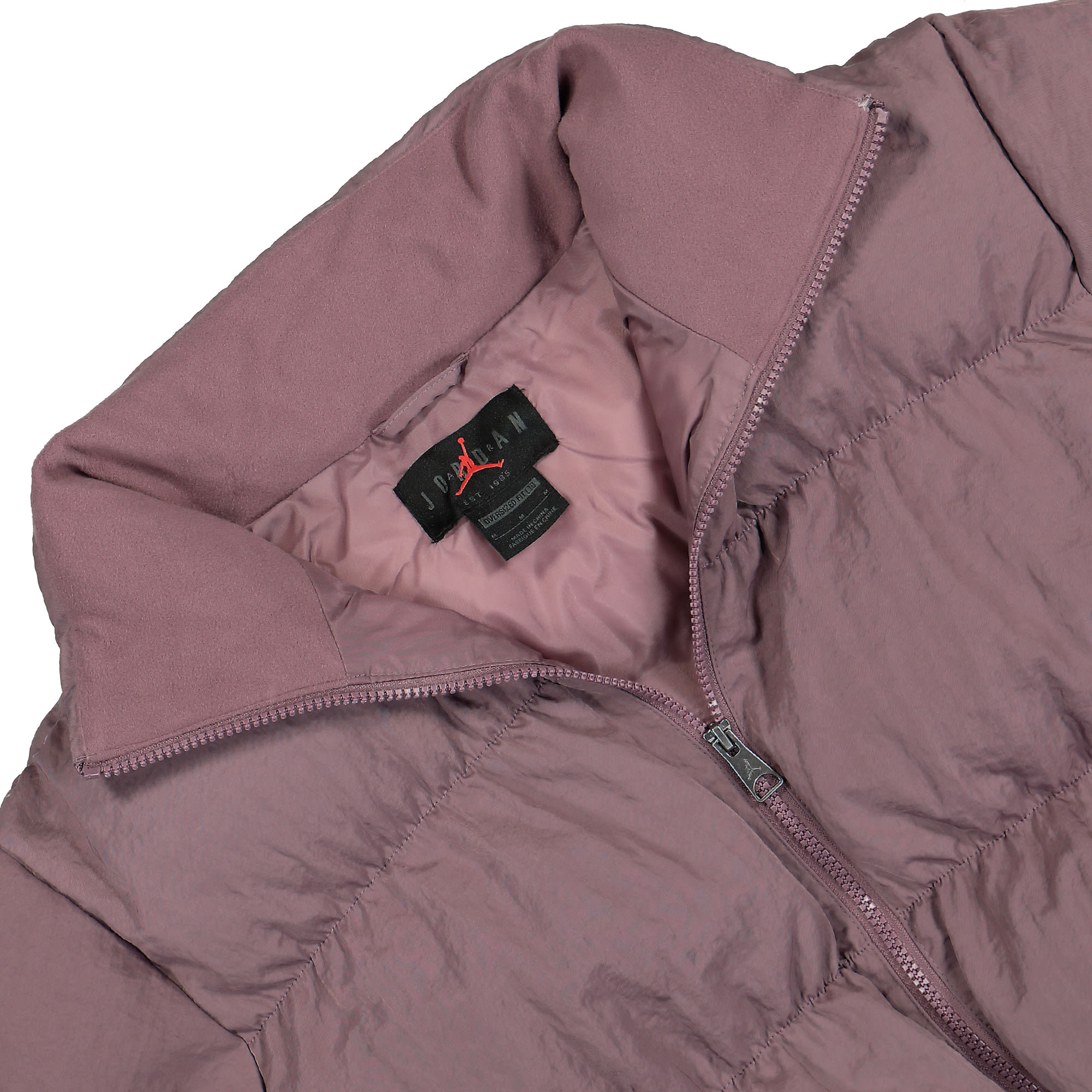 Jordan W Puffer Jacket Sky J Mauve / Sky J Mauve Puffer Jackets Close-up | Overkill
