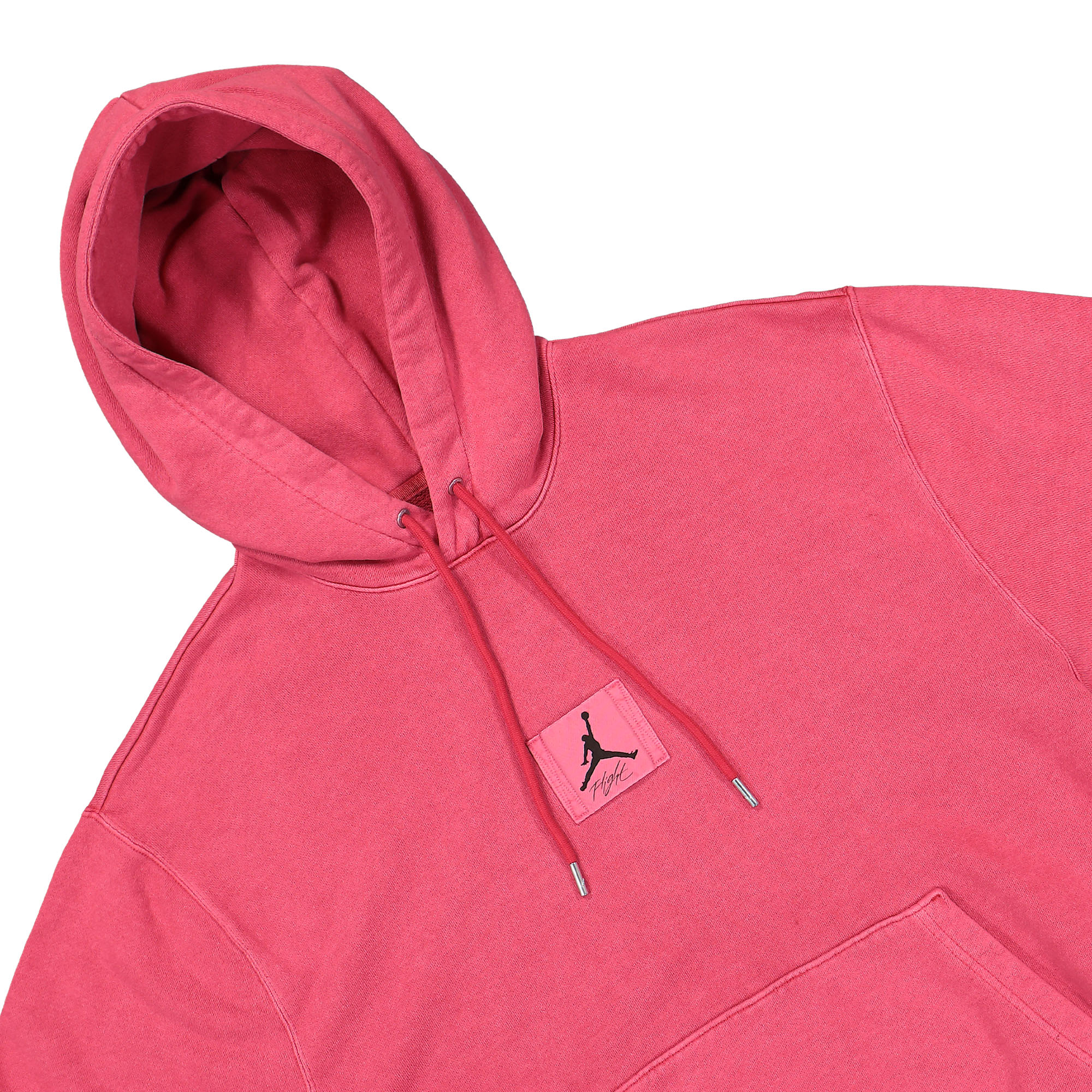 Jordan Air Jordan Essentials Statement Fleece Hoodie Cardinal Red Hoodies Close-up | Overkill