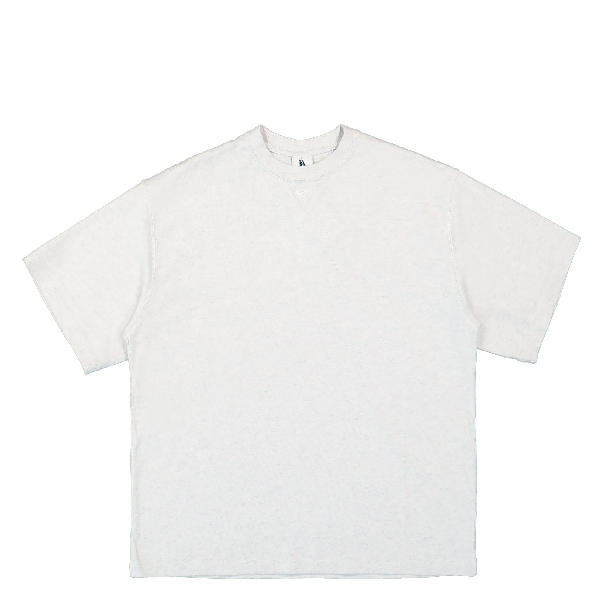 Nike Solo Swoosh Short-Sleeve Heavyweight Top Birch Heather / White T-Shirts FB7865 051 | Overkill