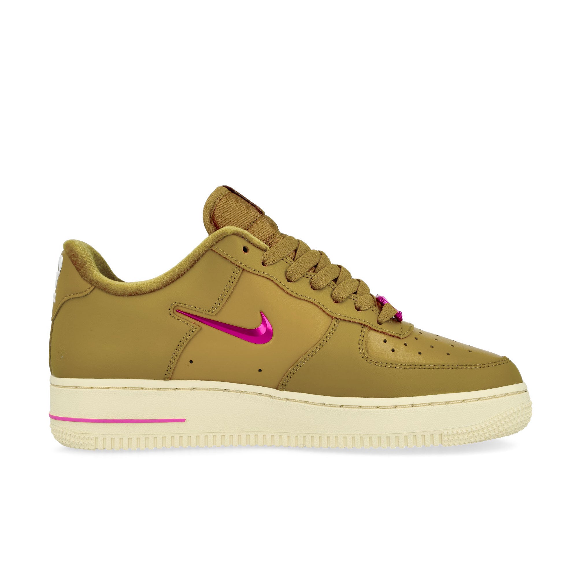 Nike Wmns Air Force 1 '07 SE Bronzine / Playful Pink - Alabaster Low Top Sneakers Silhouette | Overkill