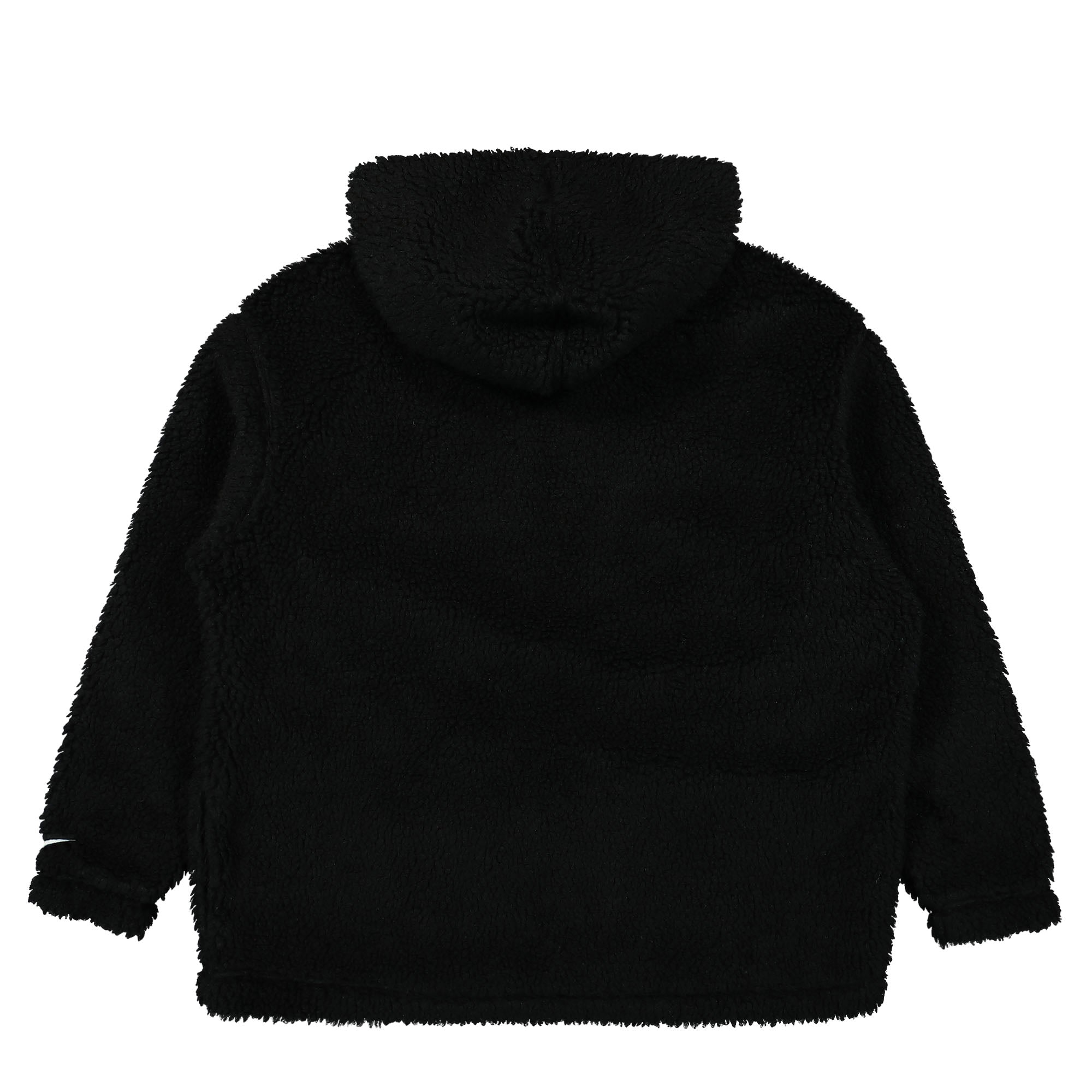 Nike W NSW Logo Sherpa Jacket Black / Sail Jackets Material | Overkill