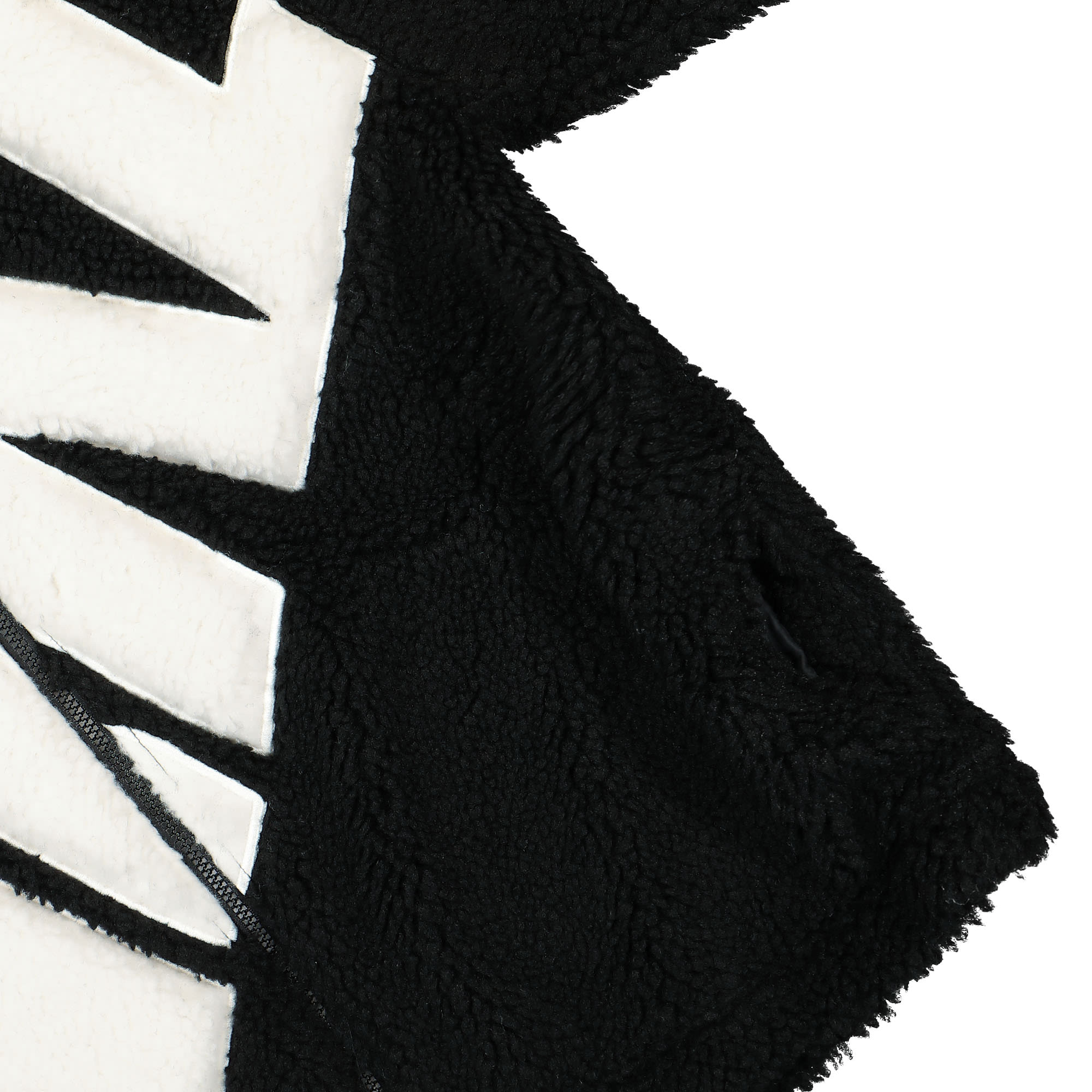 Nike W NSW Logo Sherpa Jacket Black / Sail Jackets Detailfoto | Overkill