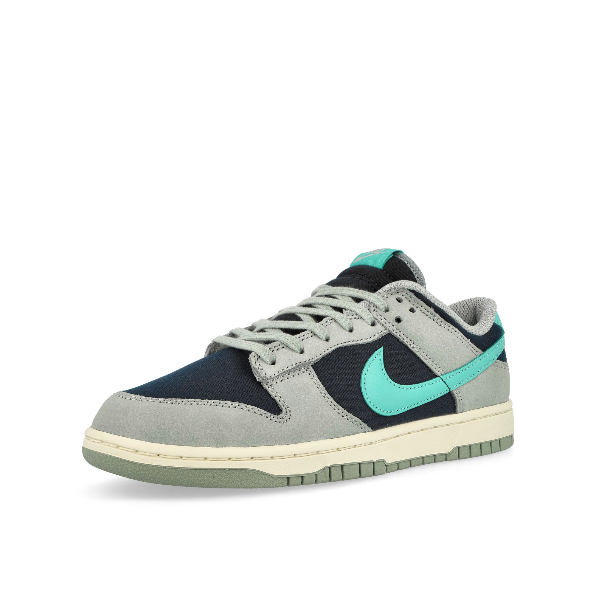 Nike Dunk Low Retro PRM Light Pumice / Green Frost Low Top Sneakers Close Up | Overkill