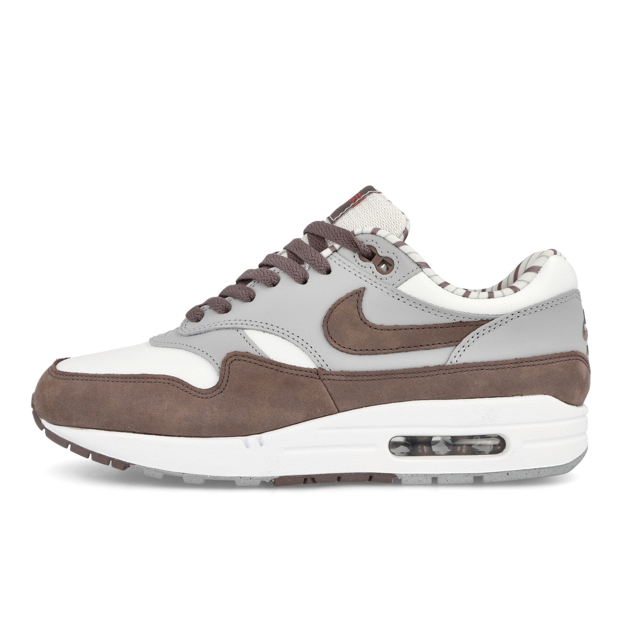 Nike Air Max 1 Premium Summit White-Plum Eclipse - Wolf Grey Low Top Sneakers FB8916 100 | Overkill