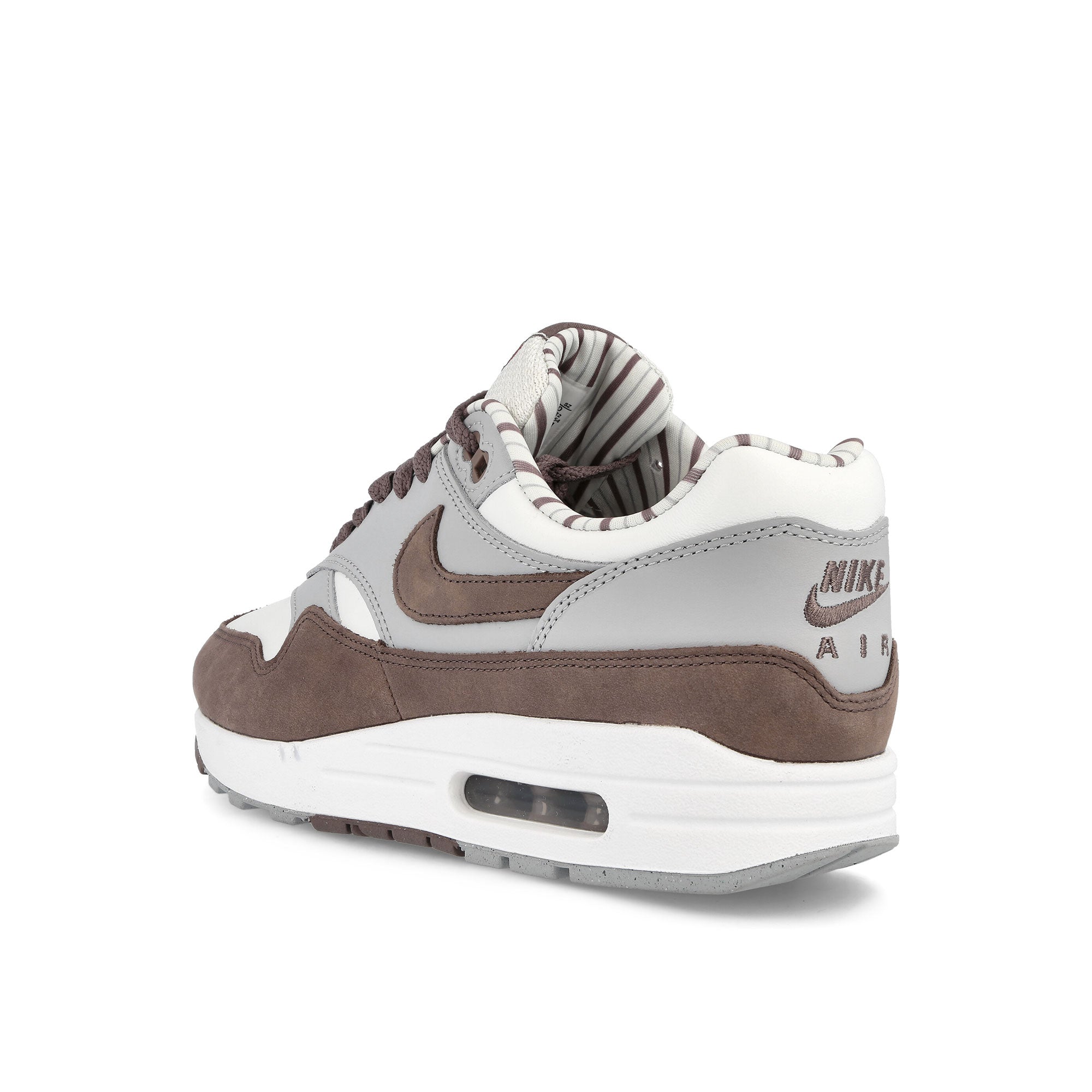 Nike Air Max 1 Premium Summit White-Plum Eclipse - Wolf Grey Low Top Sneakers Material | Overkill