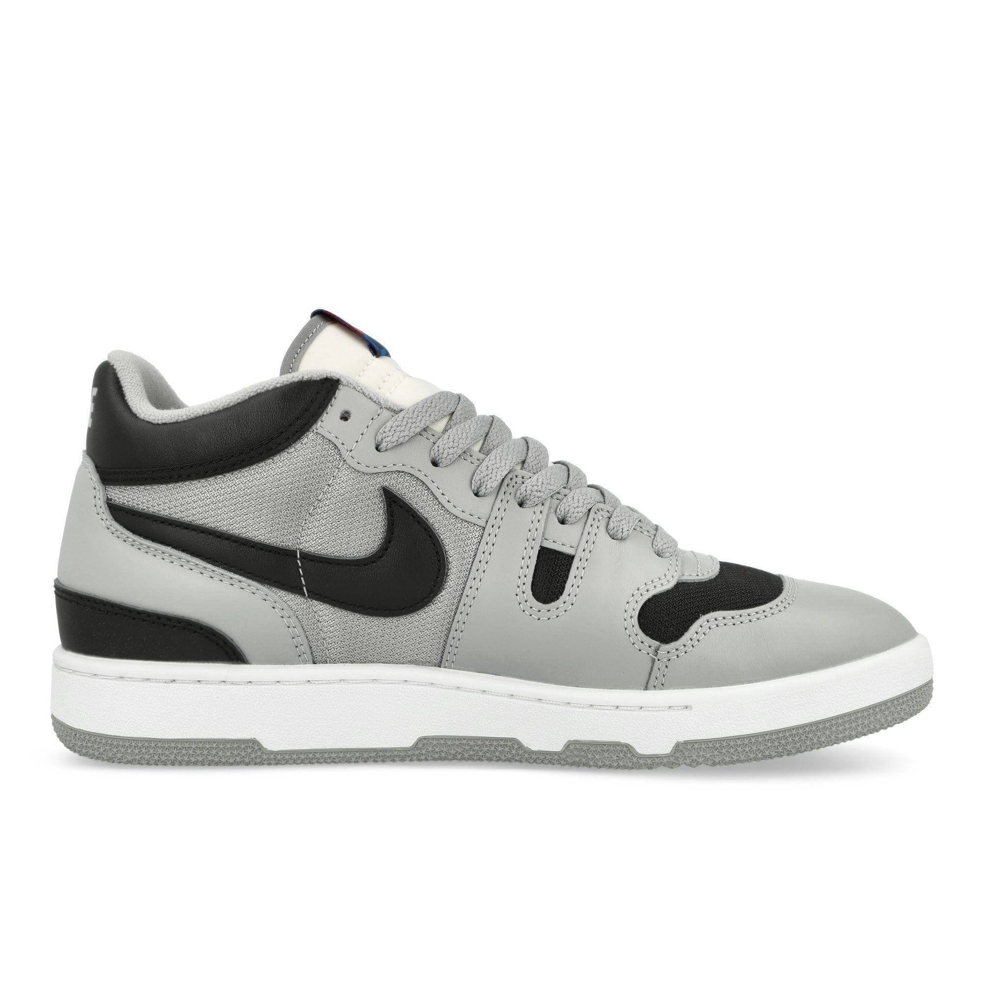 Nike Attack QS SP Light Smoke Grey / Black - White Mid Top Sneakers Silhouette | Overkill