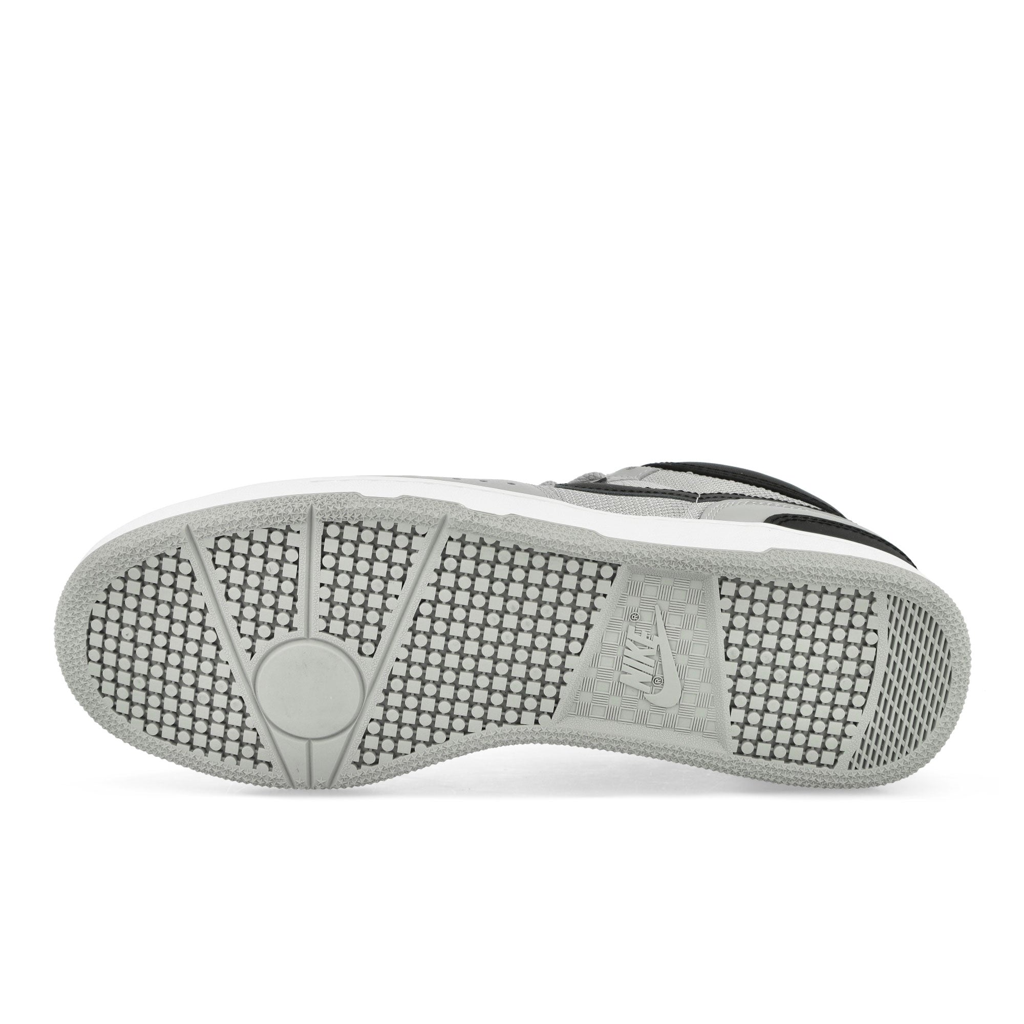 Nike Attack QS SP Light Smoke Grey / Black - White Mid Top Sneakers Detail View 1 | Overkill