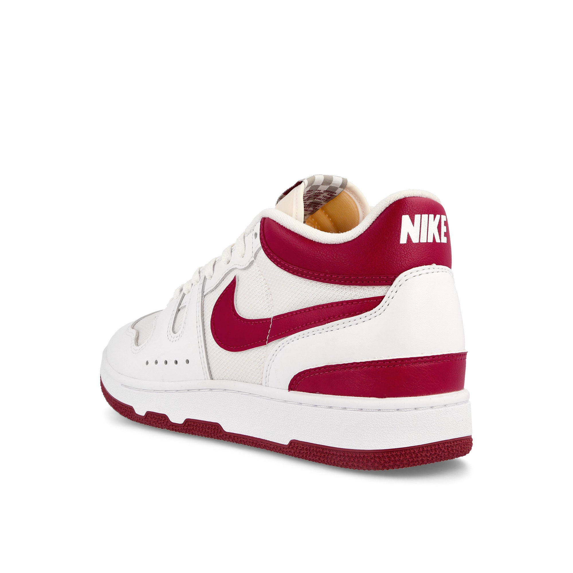 Nike Mac Attack QS SP White-Red Crush-White Mid Top Sneakers Material | Overkill