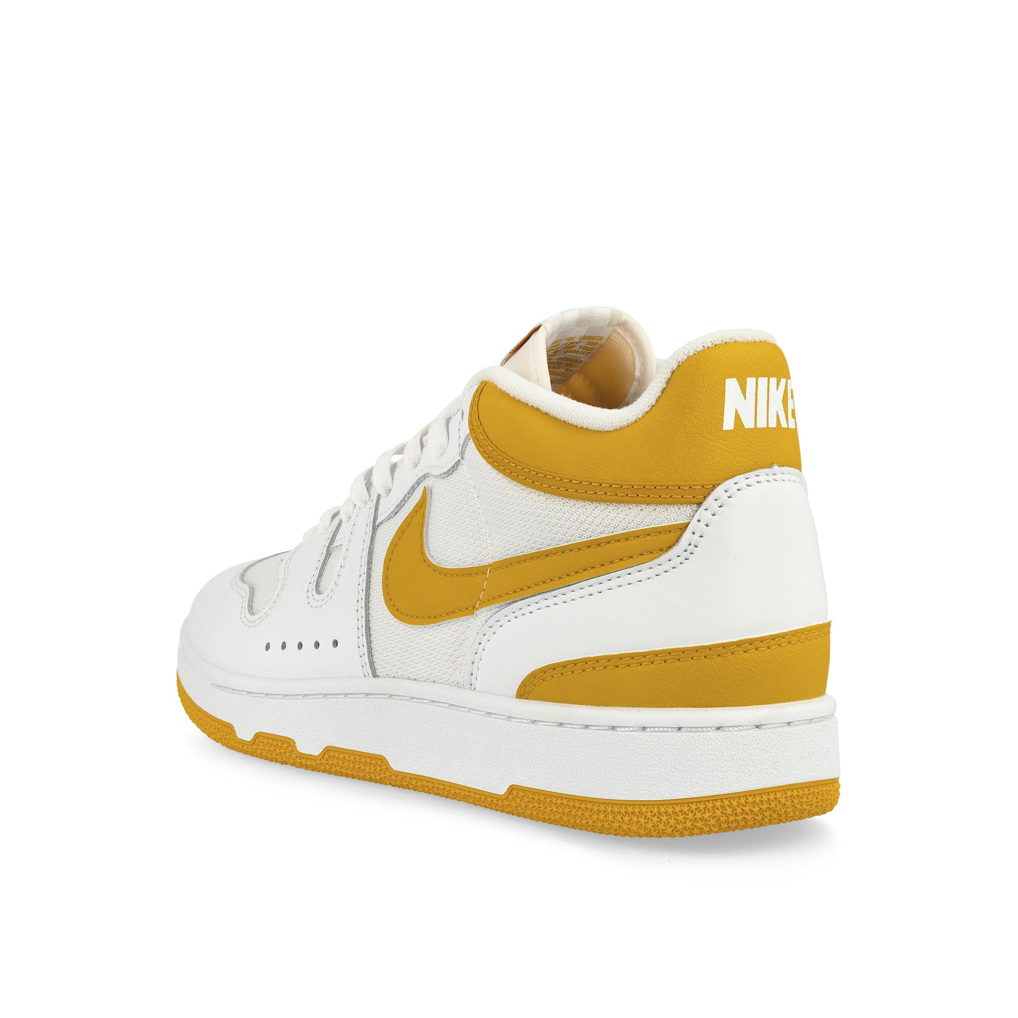 Nike Attack White / Lemon Venom - White Mid Top Sneakers Material | Overkill
