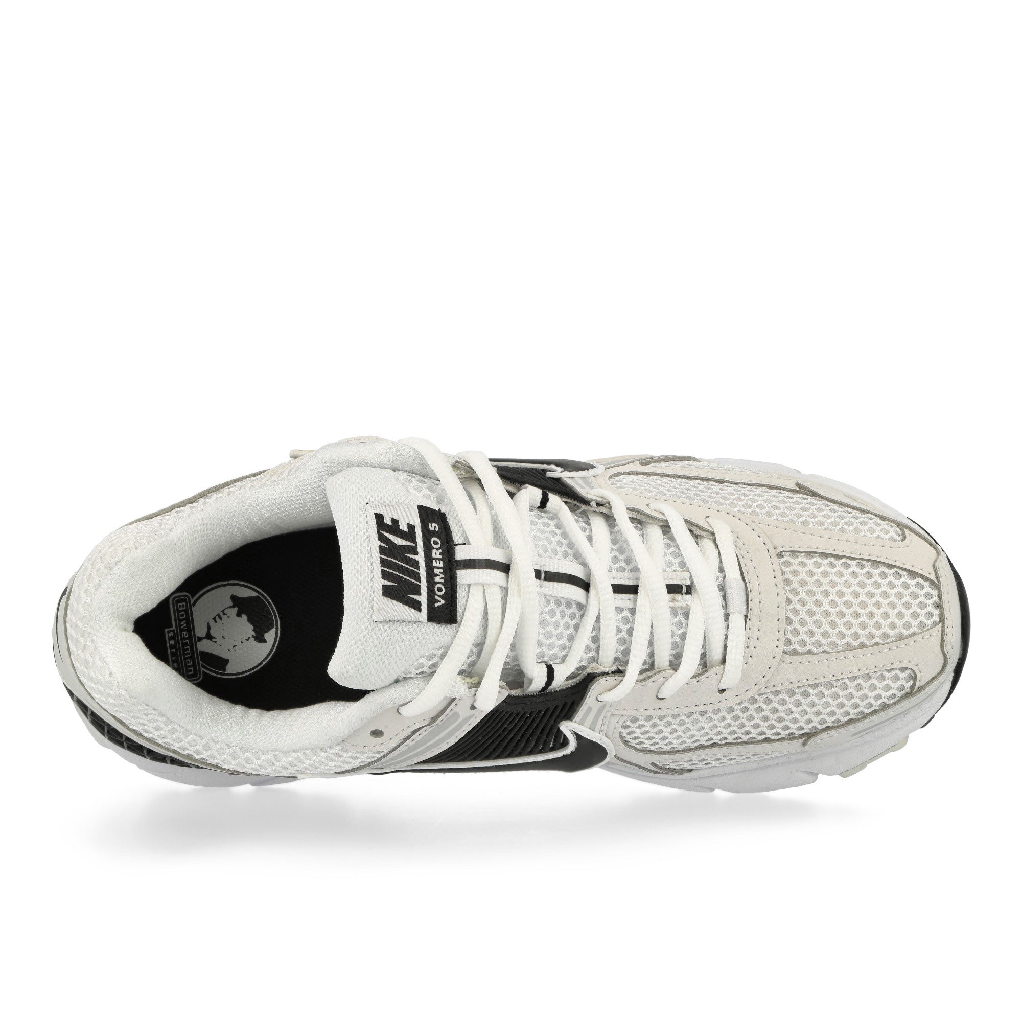 Nike Zoom Vomero 5 White / Black - Platinum Tint - Metallic Platinum Low Top Sneakers Detailfoto | Overkill