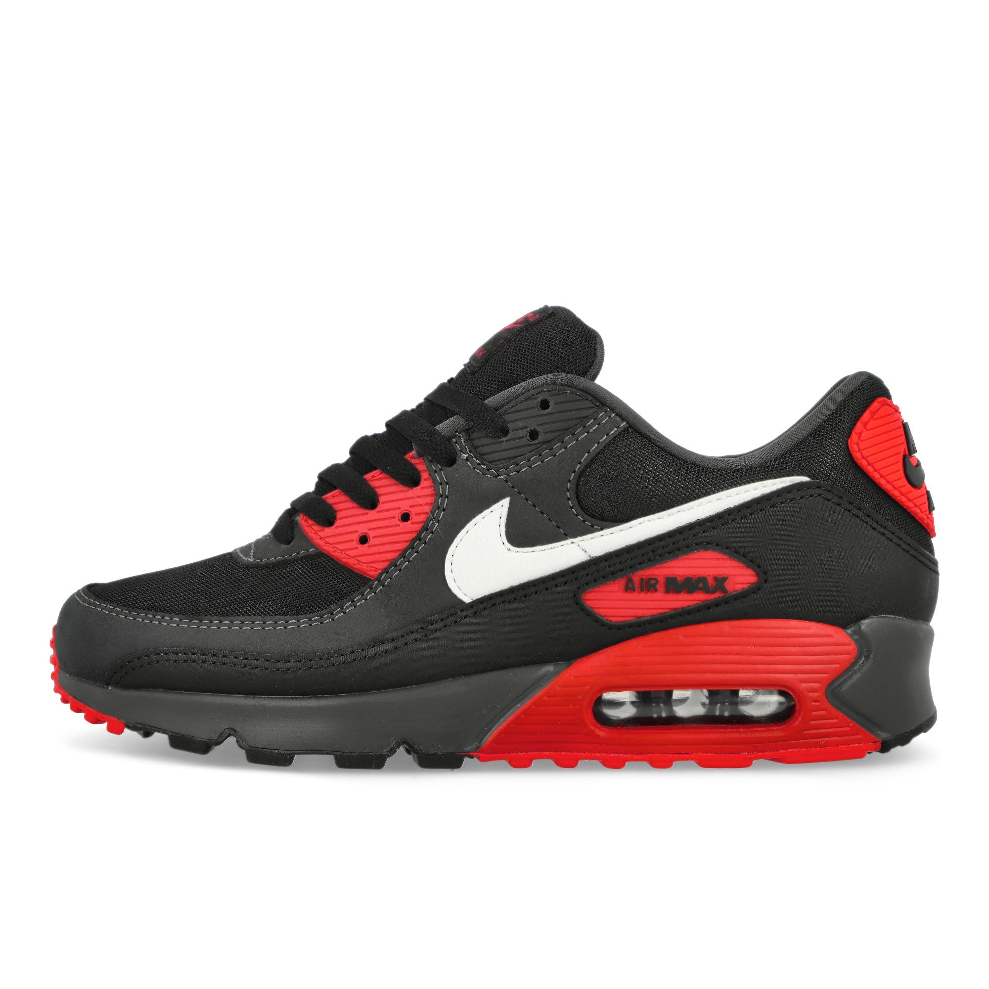 Nike Air Max 90 Anthracite / Summit White - Black - Mystic Red Low Top Sneakers FB9658 001 | Overkill