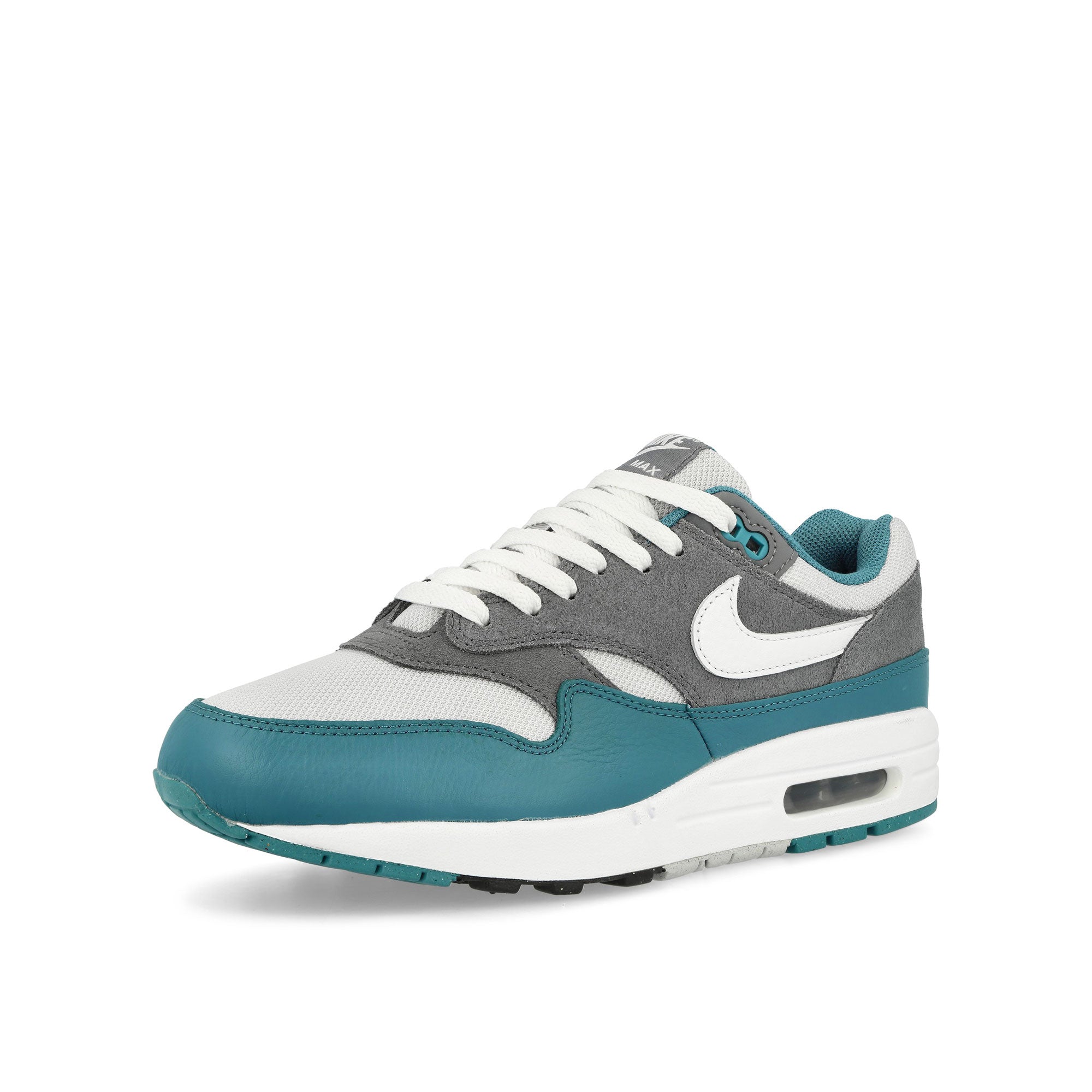 Nike Air Max 1 SC Photon Dust / White - Cool Grey Low Top Sneakers Close Up | Overkill