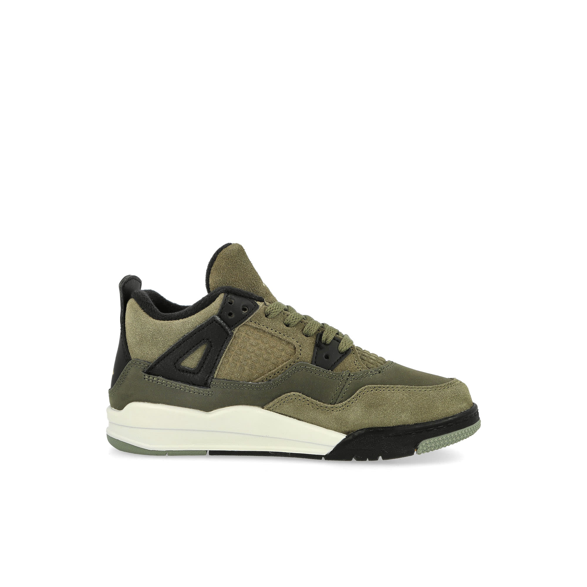 Jordan Jordan 4 Retro Se Craft PS Medium Olive-Pale Vanilla - Cargo Khaki Sneakers Silhouette | Overkill