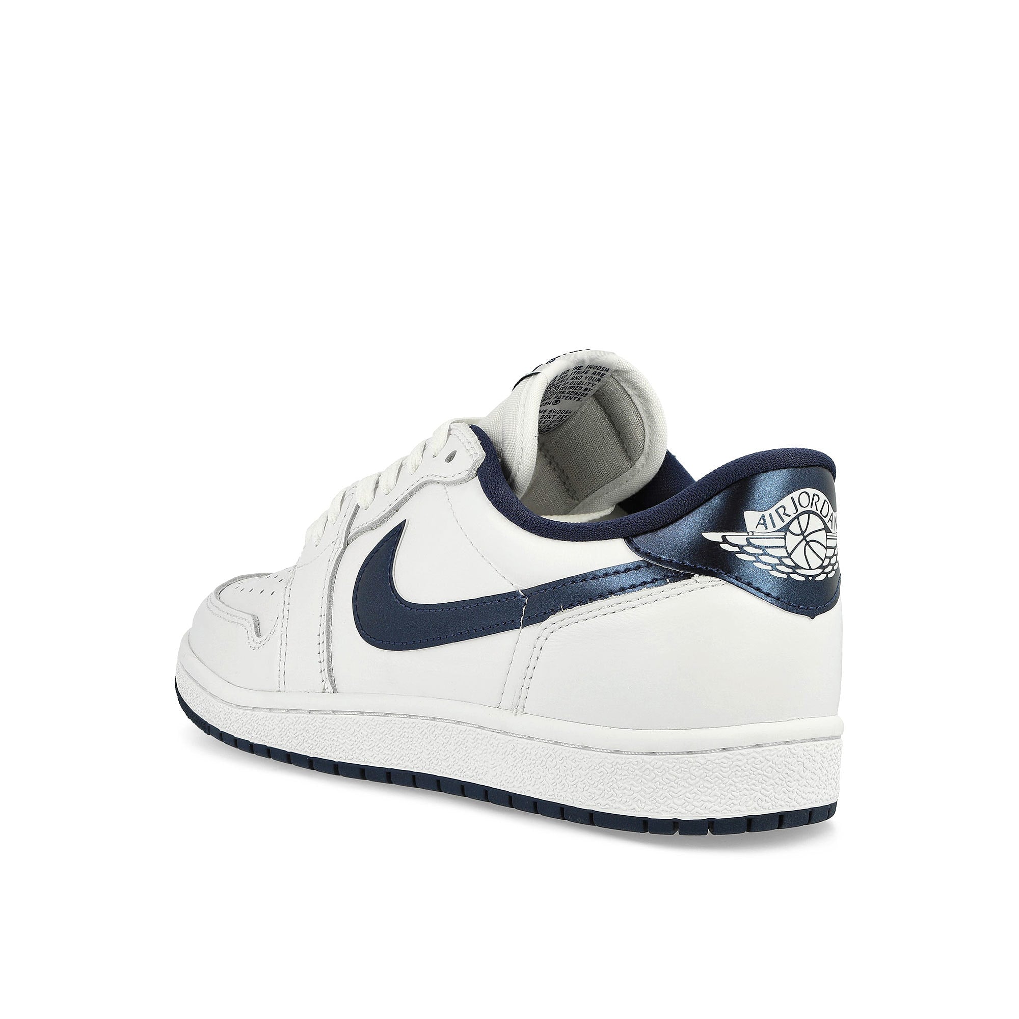 Jordan Air Jordan 1 Low 85 White / Navy - White Low Top Sneakers Material | Overkill