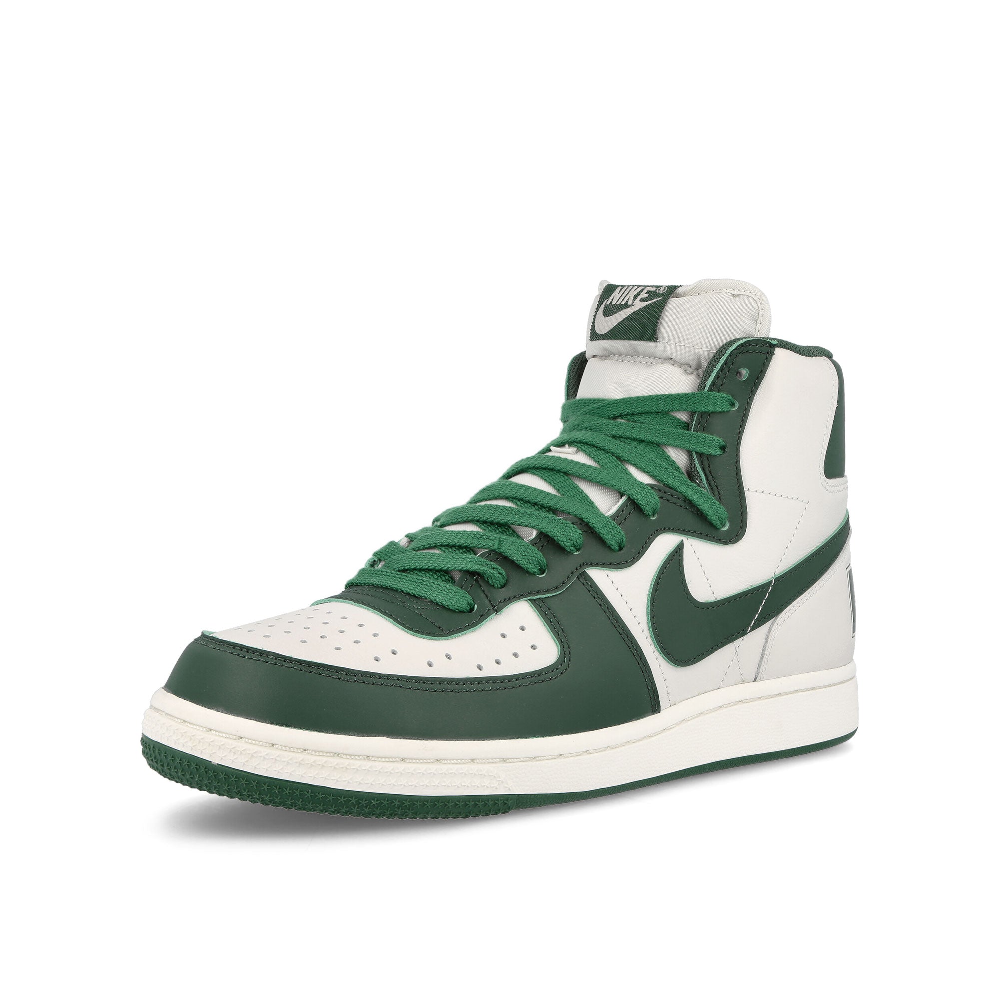 Nike Terminator High Swan-Noble Green - Sail - Washed Green High Top Sneakers Material | Overkill