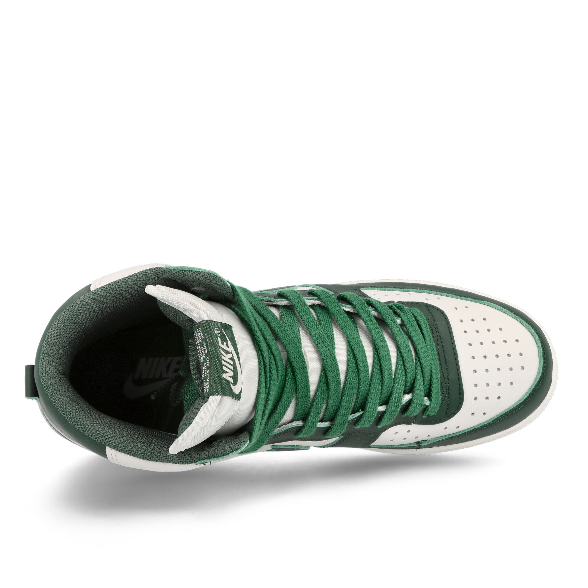 Nike Terminator High Swan-Noble Green - Sail - Washed Green High Top Sneakers Close Up | Overkill