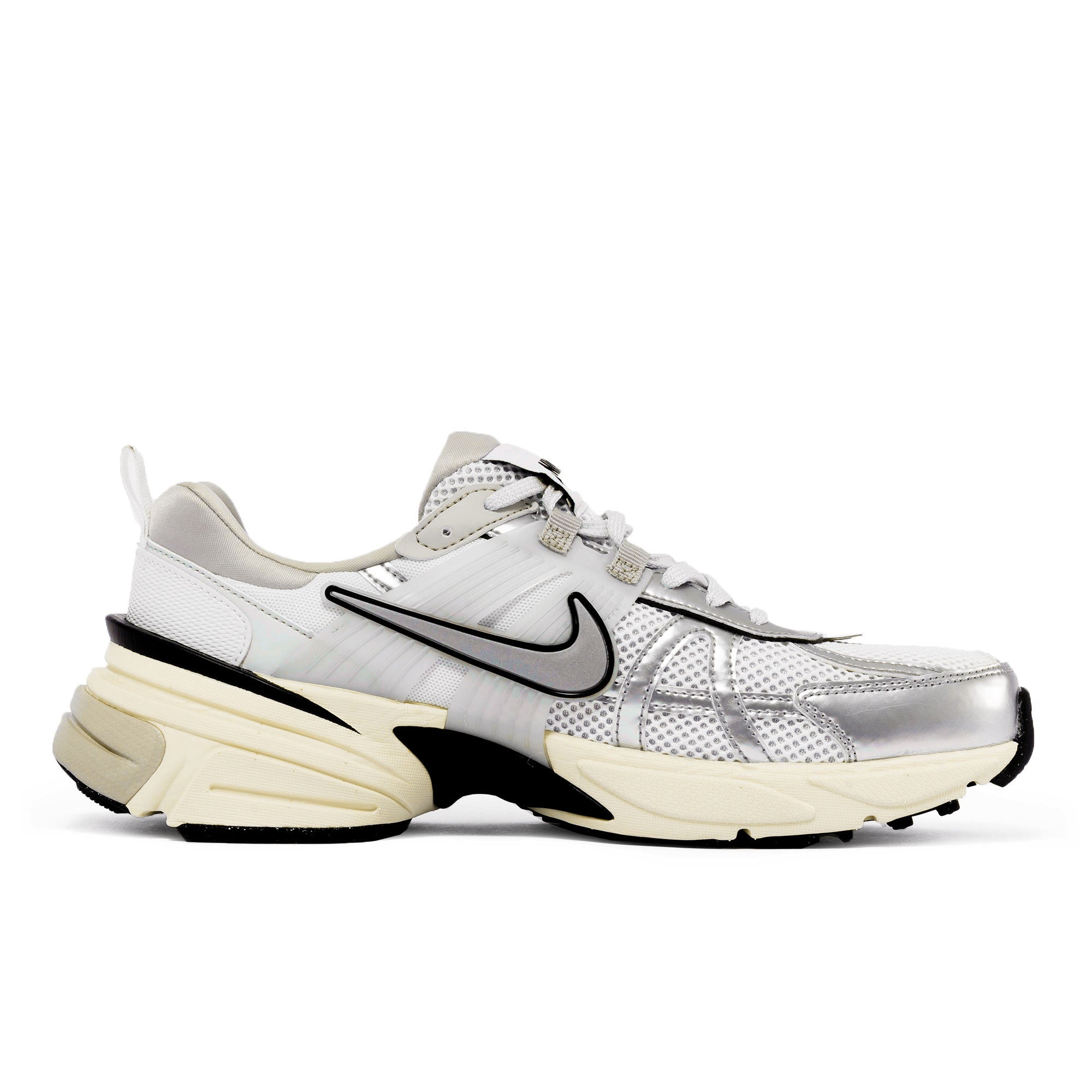 Nike W V2K Run Summit White / Metallic Silver Low Top Sneakers Silhouette | Overkill