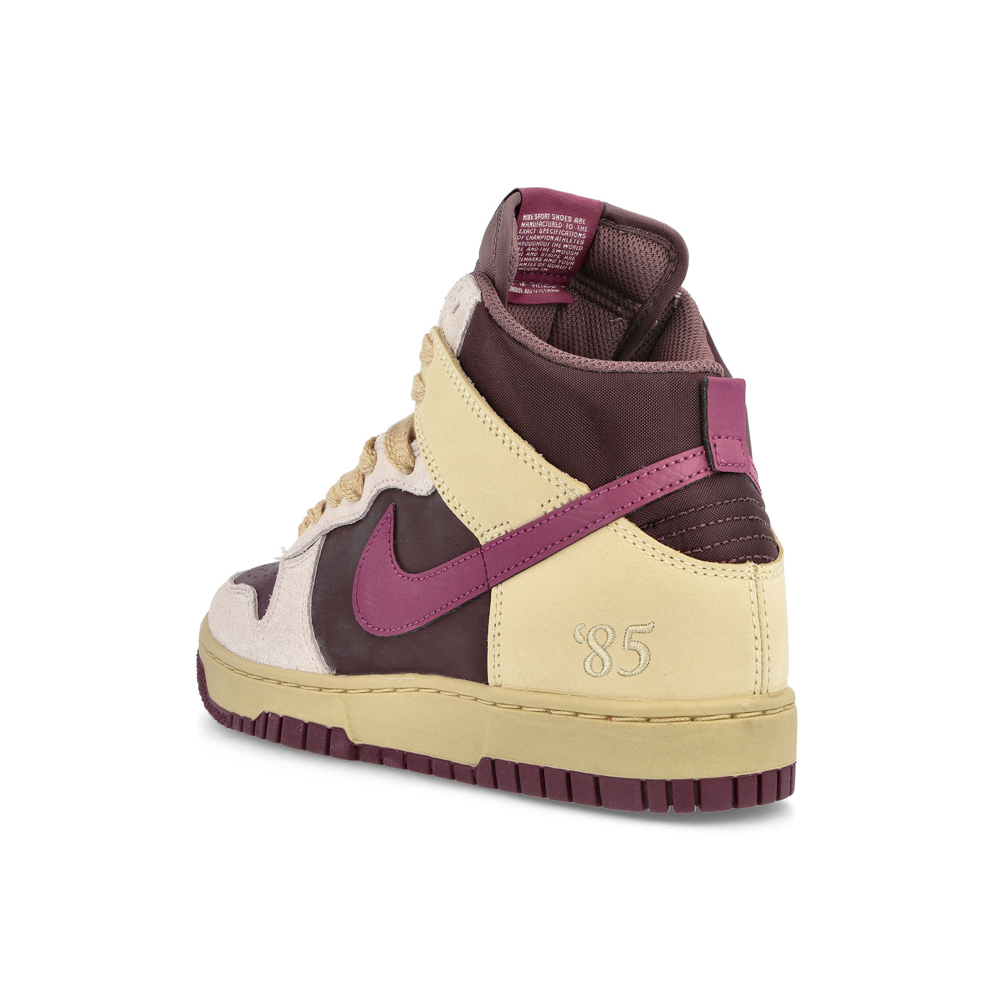 Nike Wmns Dunk High 1985 Alabaster-Rose Wood - Earth High Top Sneakers Material | Overkill
