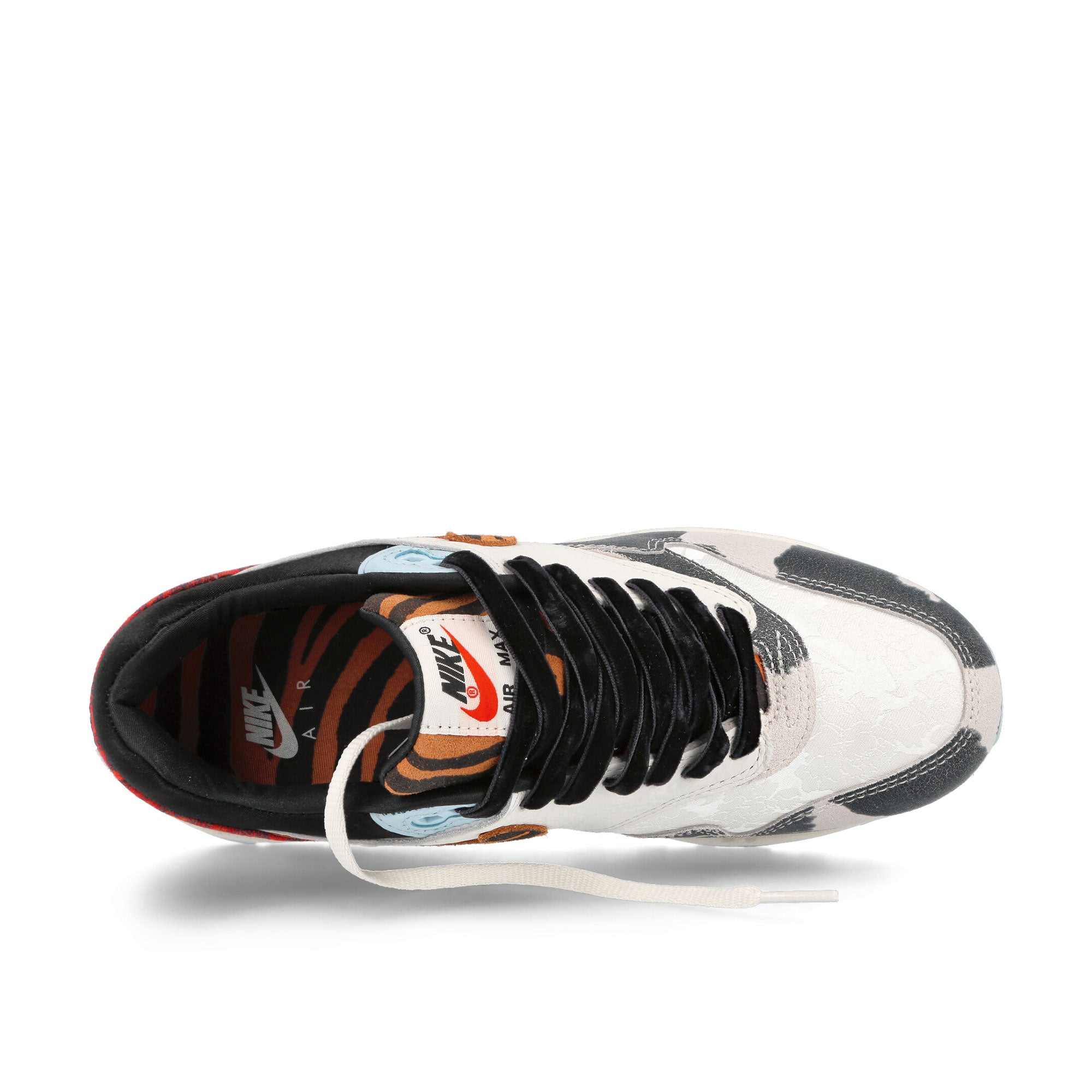 Nike W Air Max 1 87 Sail-Black - Celestine Blue - Picante Red Low Top Sneakers Detailfoto | Overkill