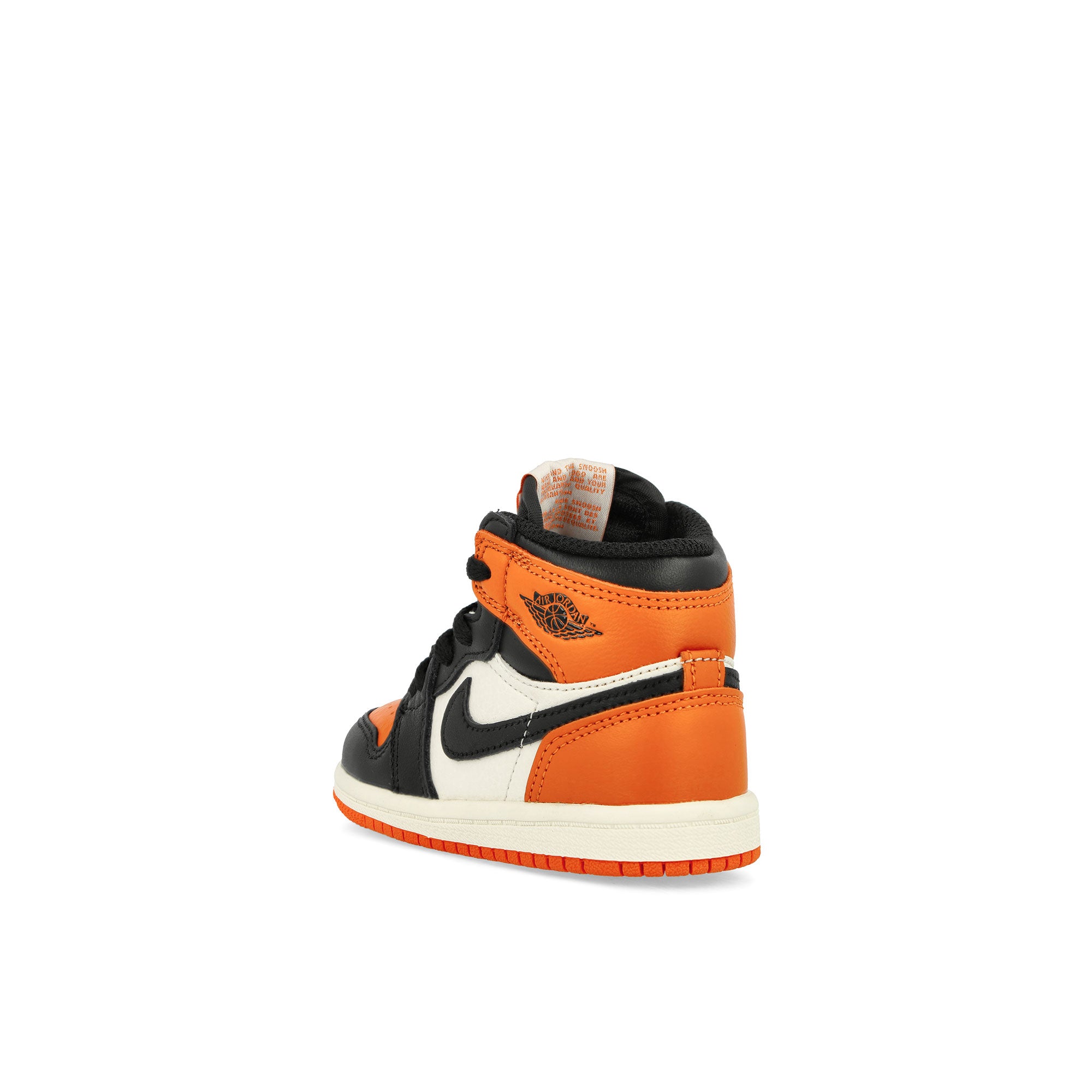 Jordan Jordan 1 Retro High OG TD Shattered Backboard Black / Black - Sail - Starfish High Top Sneakers FD1413 008 Material | Overkill