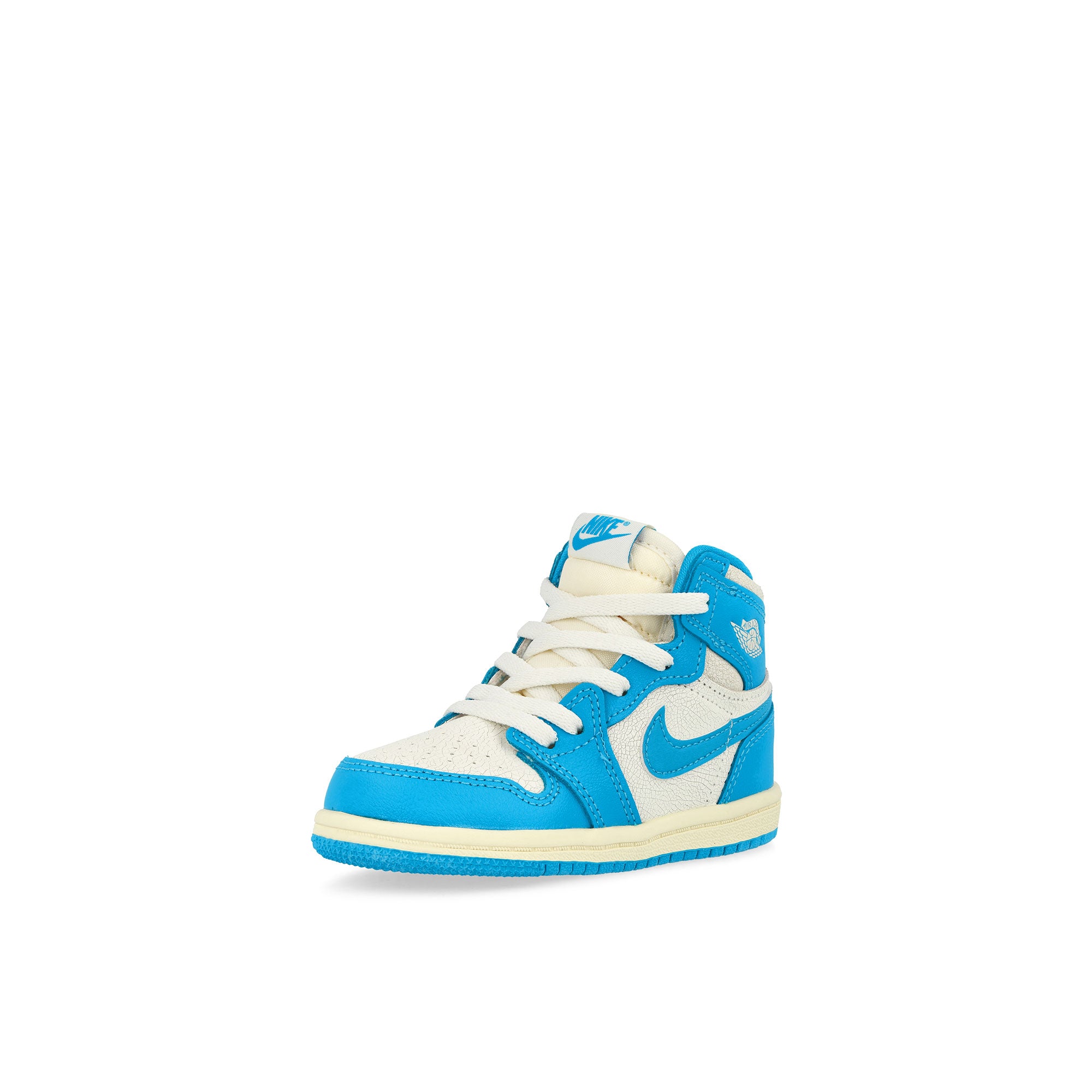 Jordan Jordan 1 Retro High OG TD Dark Powder Blue / Dark Powder Blue - Sail High Top Sneakers Close Up | Overkill