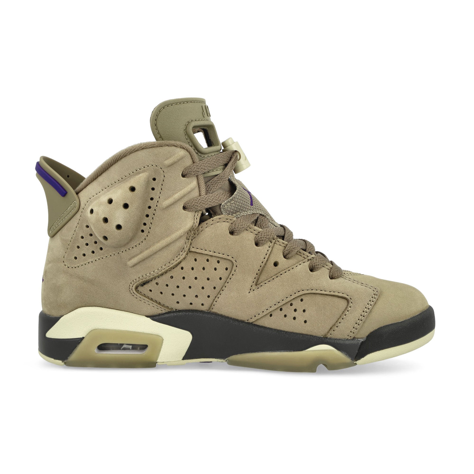 Jordan Wmns Air Jordan 6 Retro GTX Brown Kelp-Team Gold - Shadow Brown Sneakers Silhouette | Overkill