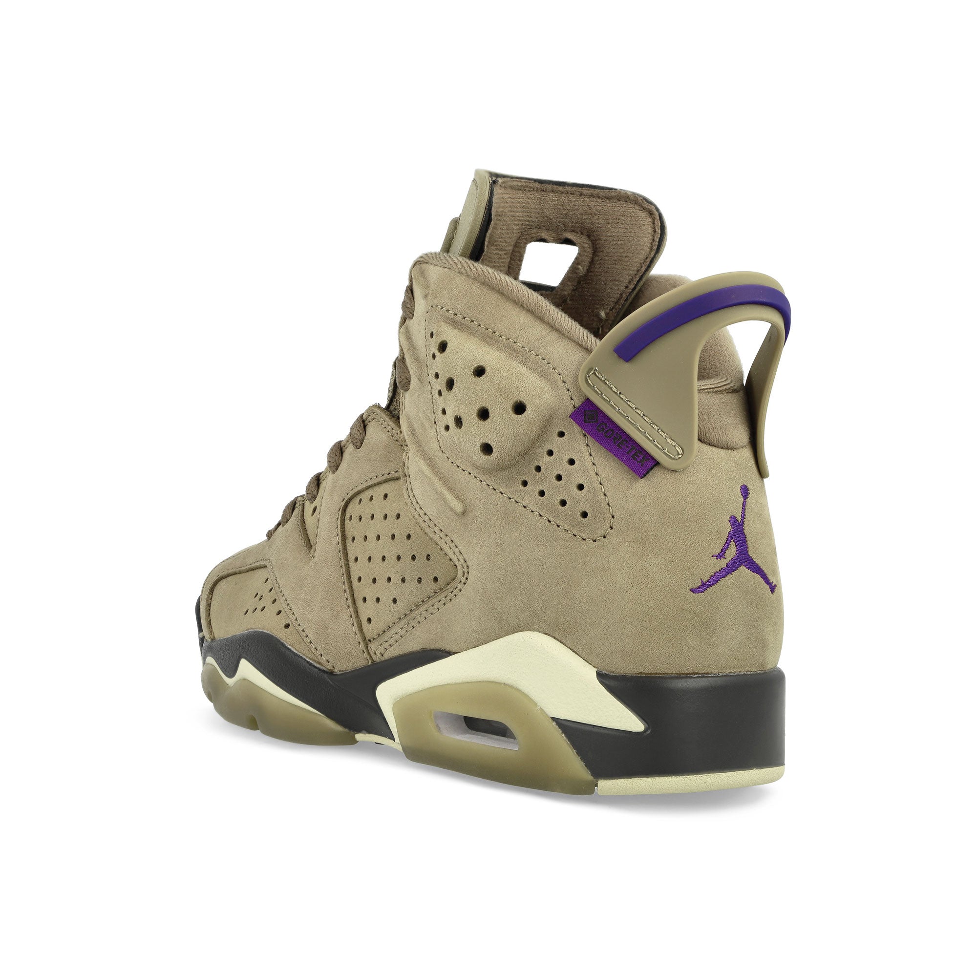 Jordan Wmns Air Jordan 6 Retro GTX Brown Kelp-Team Gold - Shadow Brown Sneakers Material | Overkill