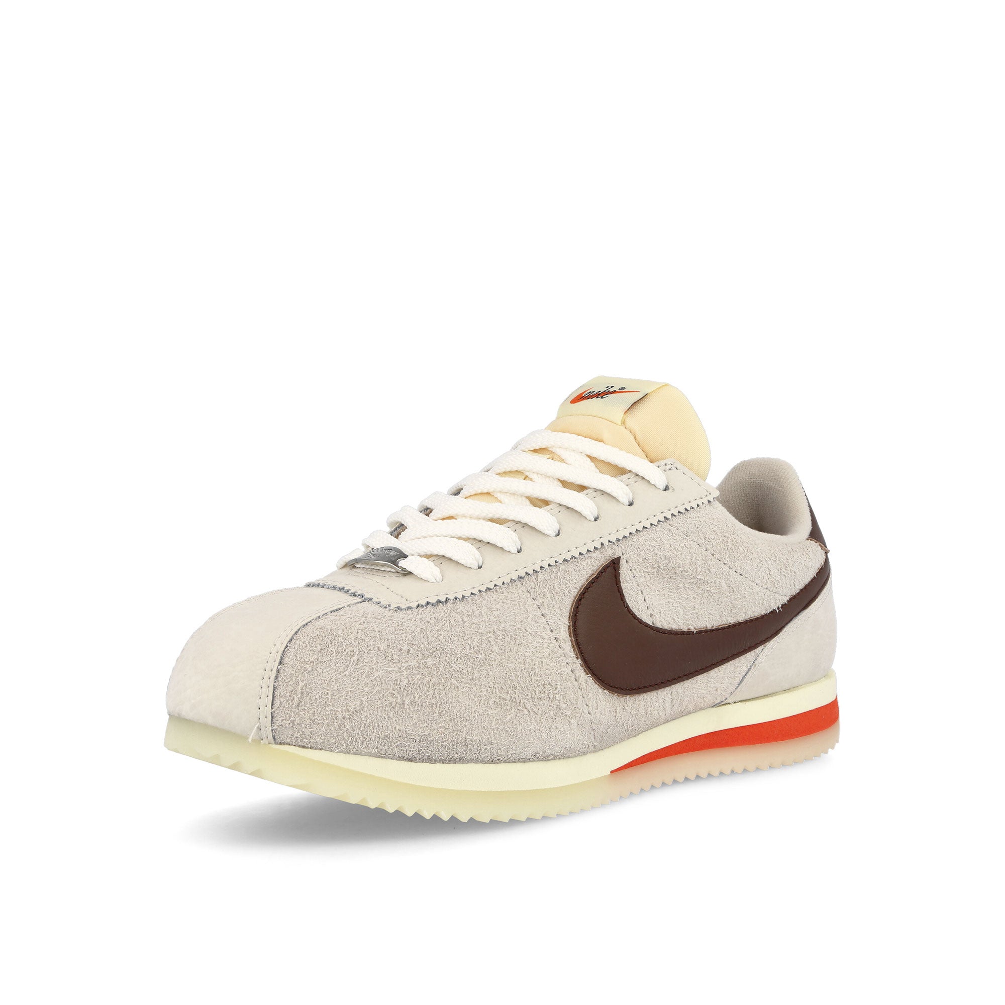 Nike Wmns Cortez 23 Sail-Earth - Light Orewood Brown Sneakers Close Up | Overkill