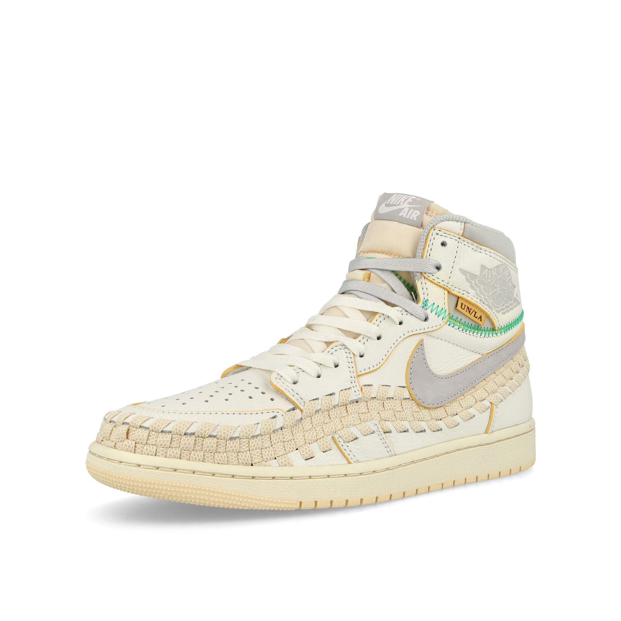 Jordan Union x Bephies Beauty Supply x Air jordan 1 Retro Hi OG SP Sail / Neutral Grey - Muslin - Pale Vanilla Sneakers Close Up | Overkill