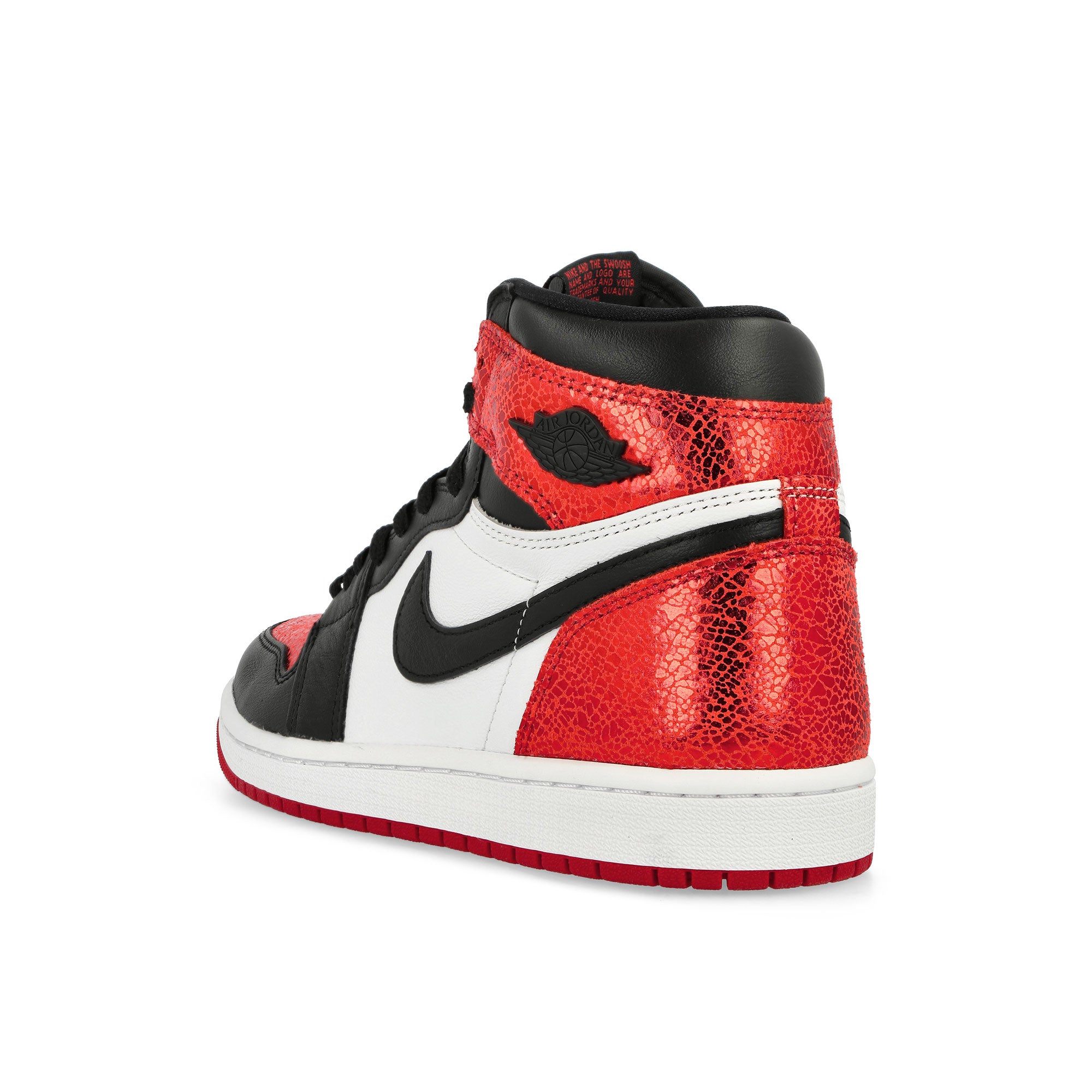 Jordan Wmns Air Jordan 1 Retro High OG Varsity Red / Black - White High Top Sneakers Material | Overkill