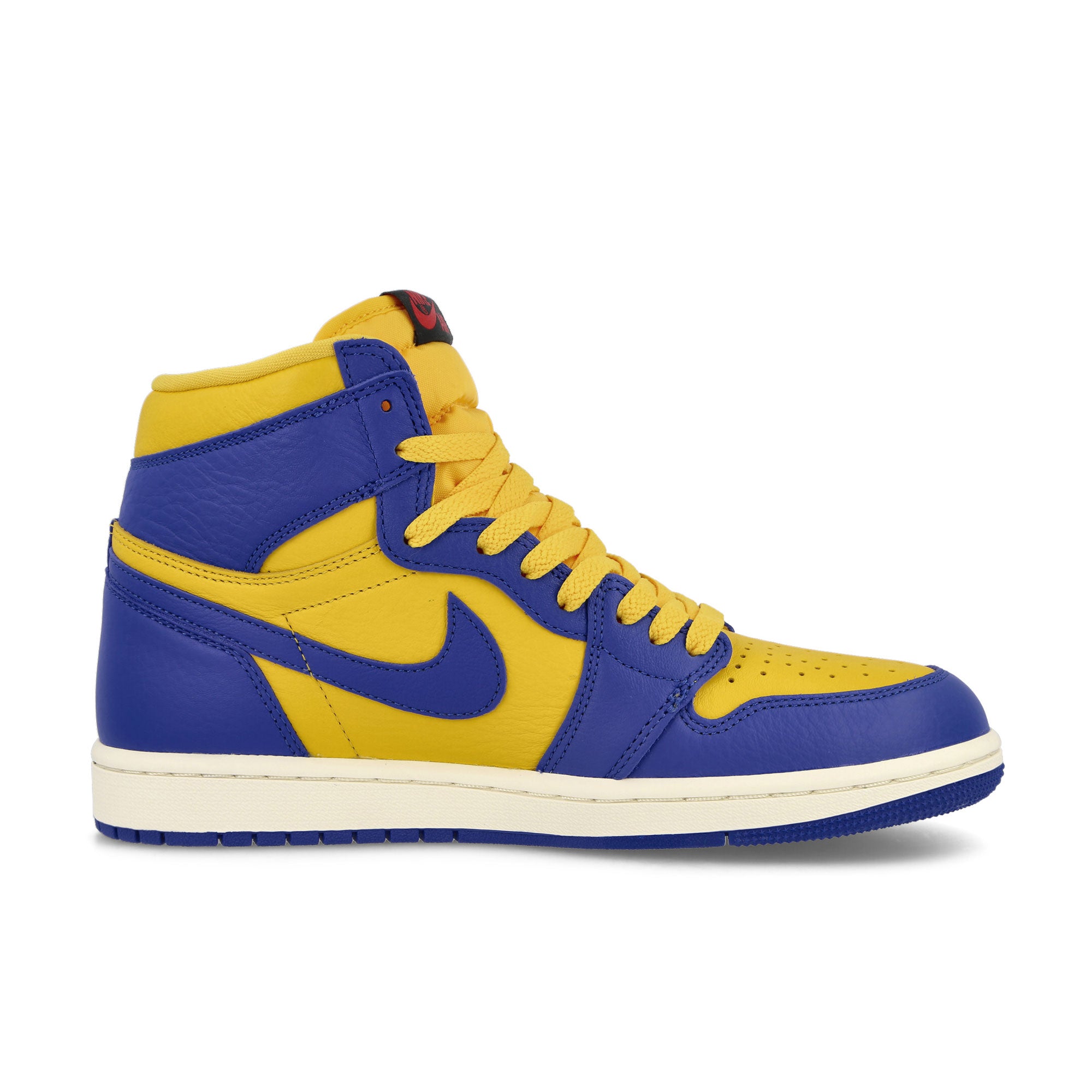 Jordan Wmns Air Jordan 1 Retro High OG Varsity Maize-Game Royal - Sail Sneakers Silhouette | Overkill