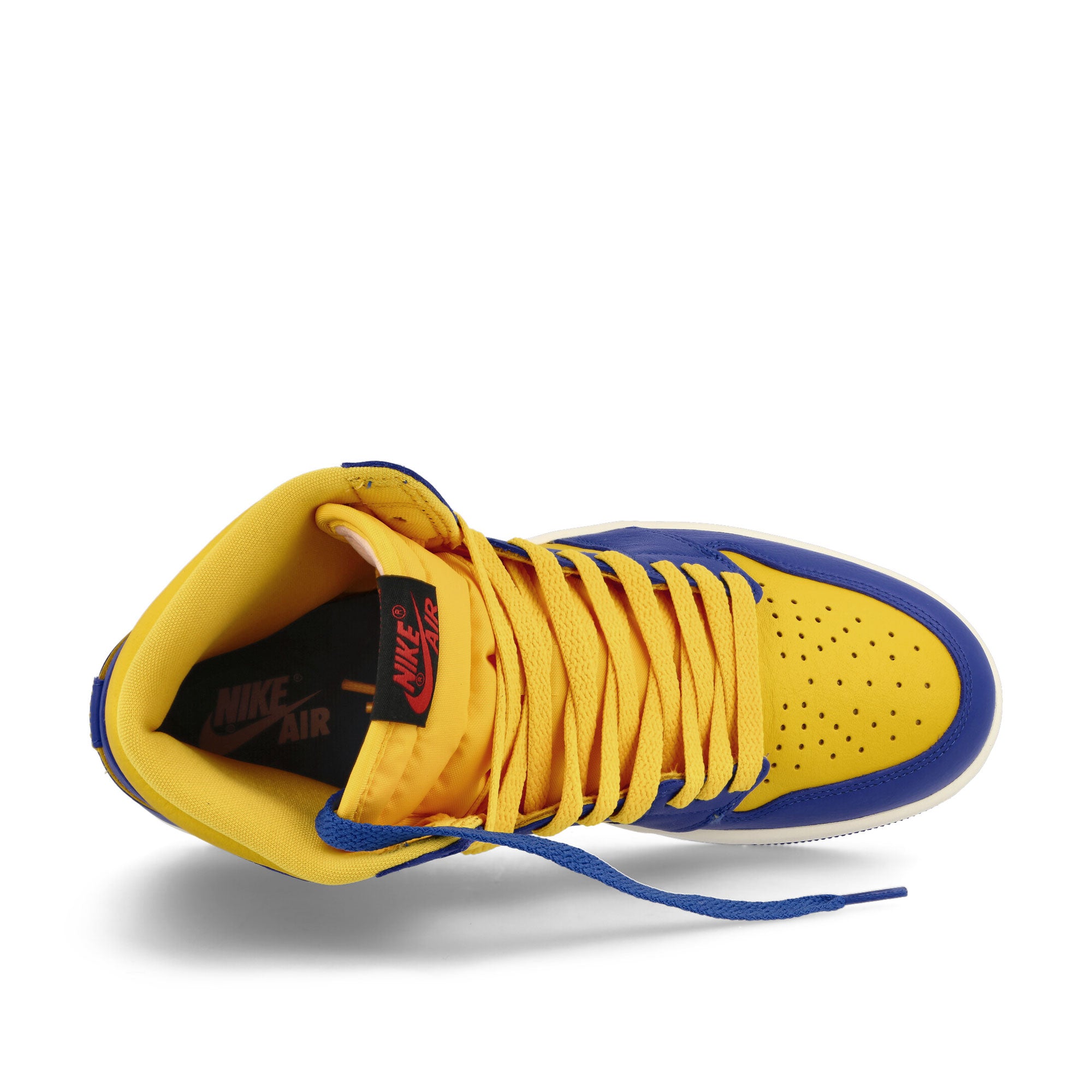 Jordan Wmns Air Jordan 1 Retro High OG Varsity Maize-Game Royal - Sail Sneakers Detailfoto | Overkill