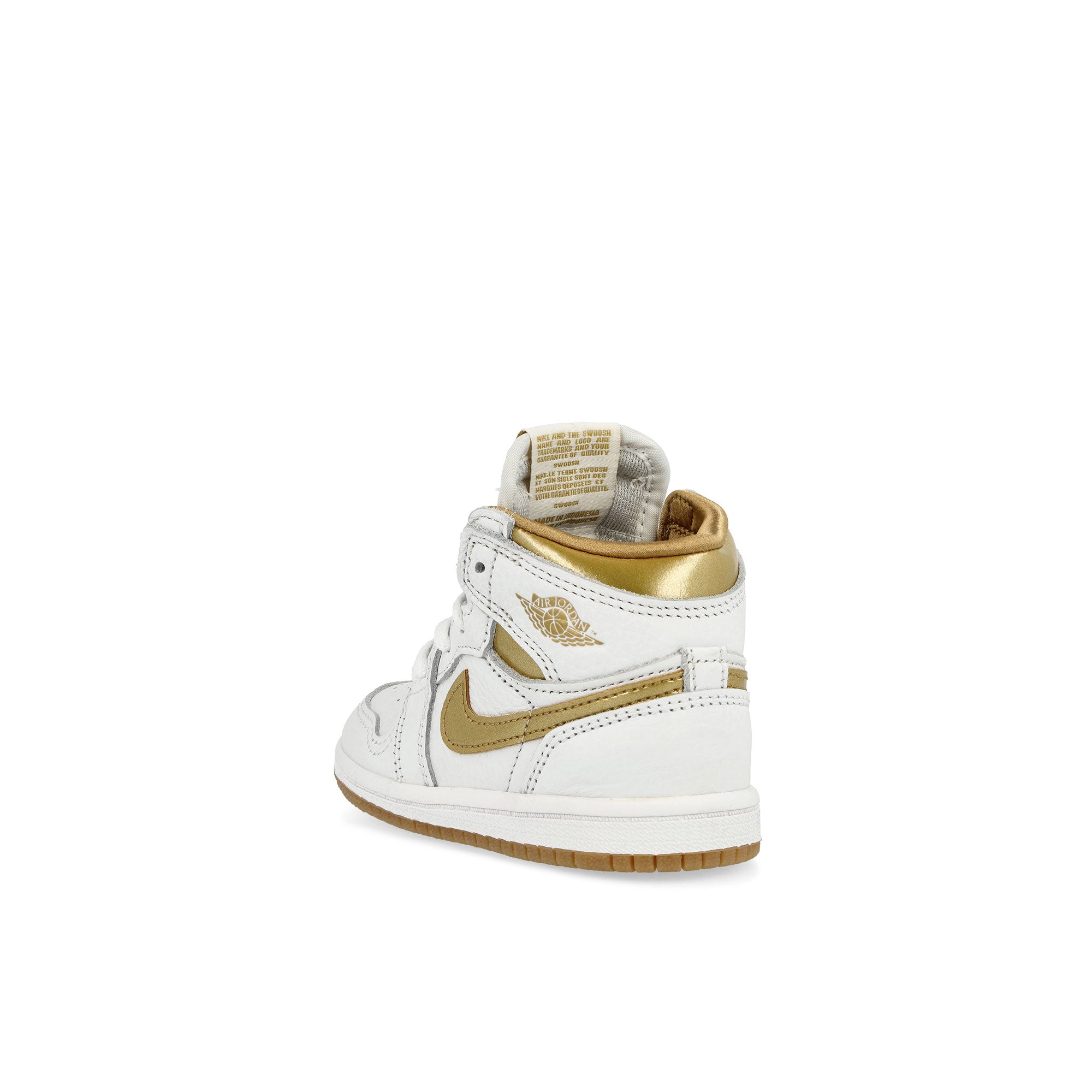 Jordan Jordan 1 Retro High OG TD White / Metallic Gold - Gum Light Brown Sneakers Material | Overkill