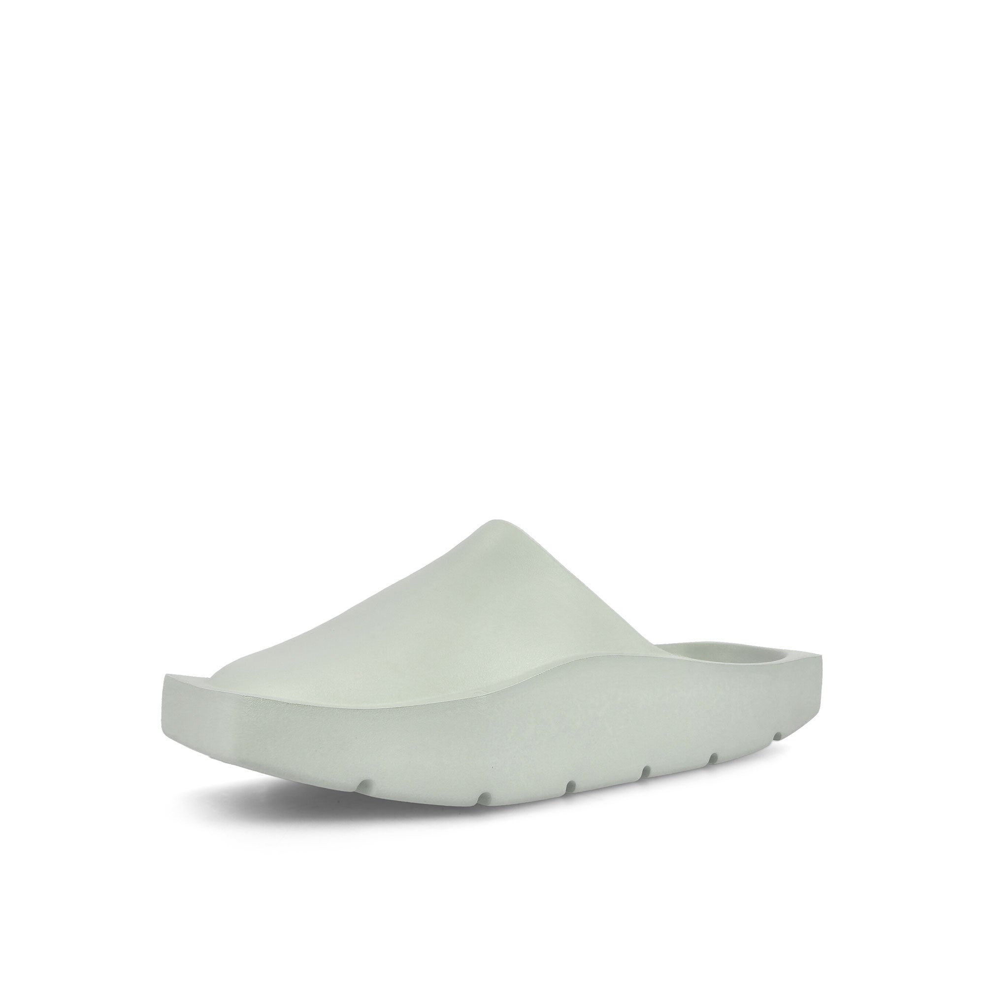 Jordan Wmns Jordan Hex Mule SP Light Silver-Light Silver Slides, Sandals & Slippers Close Up | Overkill