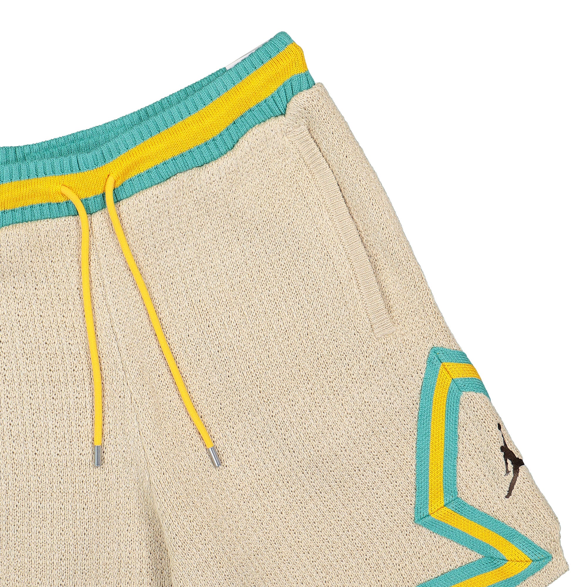 Jordan Union x Bephies Beauty Supply x Jordan Diamond Short Baroque Brown / Washed Teal / Baroque Brown Shorts Detailfoto | Overkill