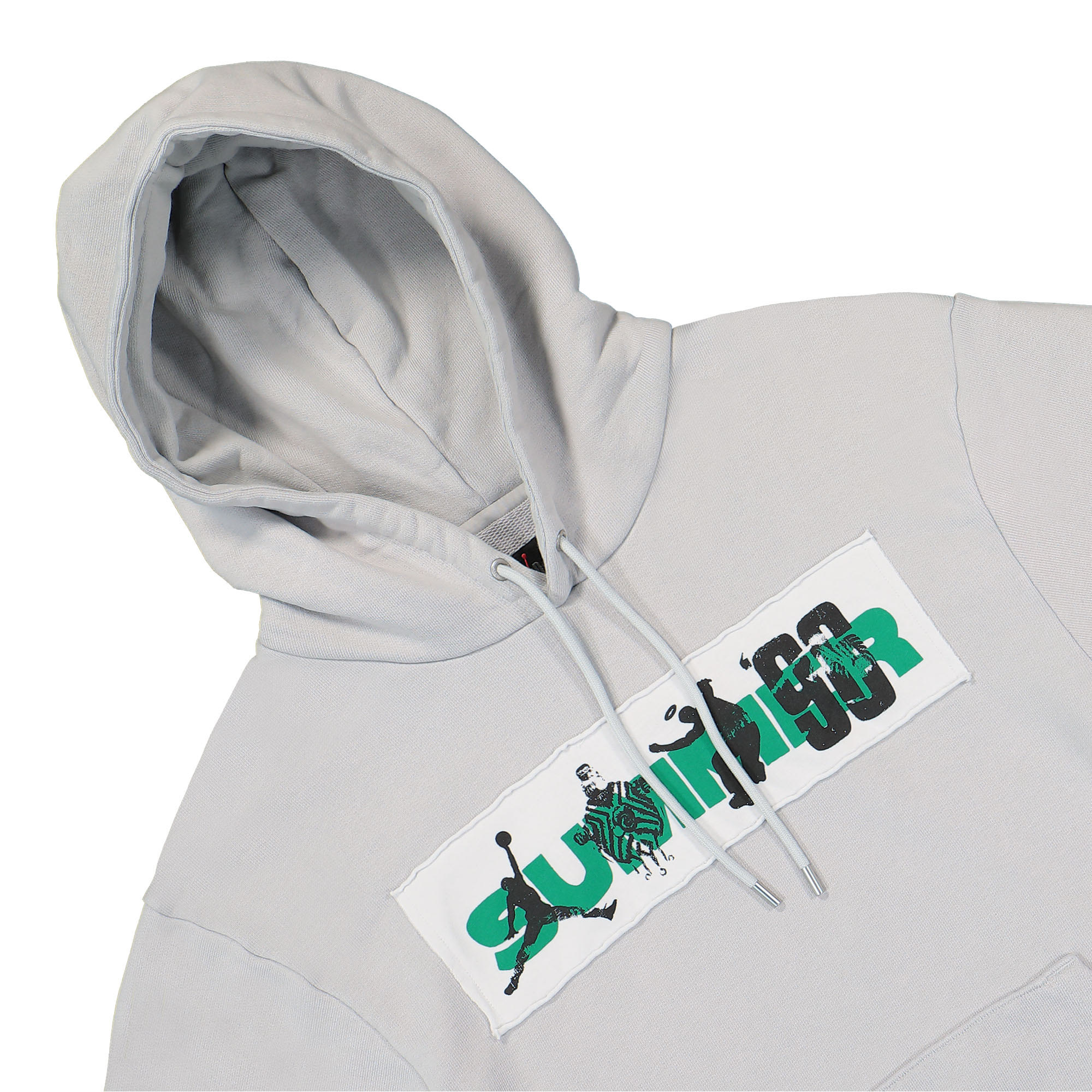 Jordan Union x Bephies Beauty Supply x Jordan Fleece Hoodie Grey Fog / Photon Dust / stadium Green / Black Hoodies Material | Overkill