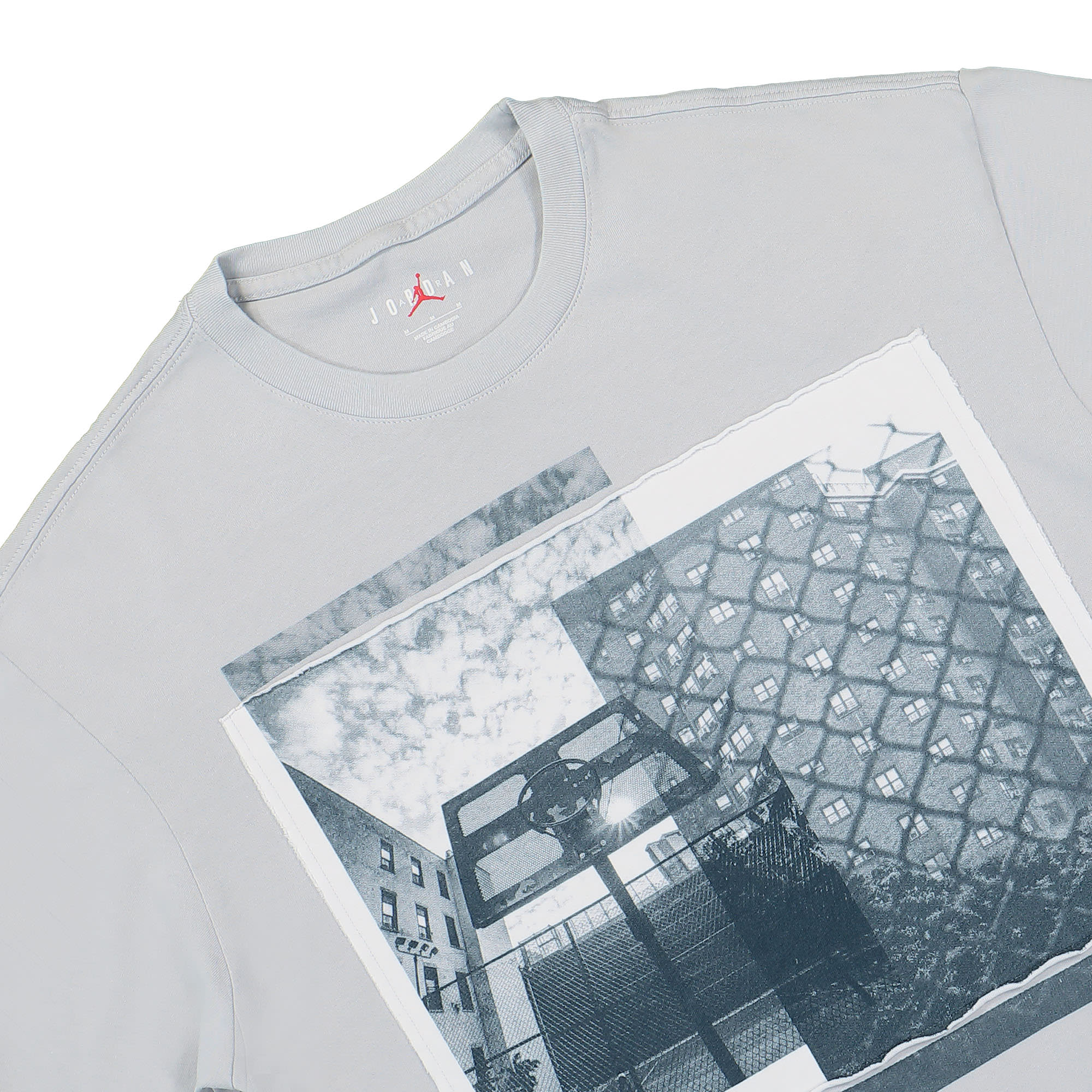 Jordan Union x Bephies Beauty Supply x Jordan Tee Grey Fog / Photon Dust / Stadium Green / Black T-Shirts Material | Overkill