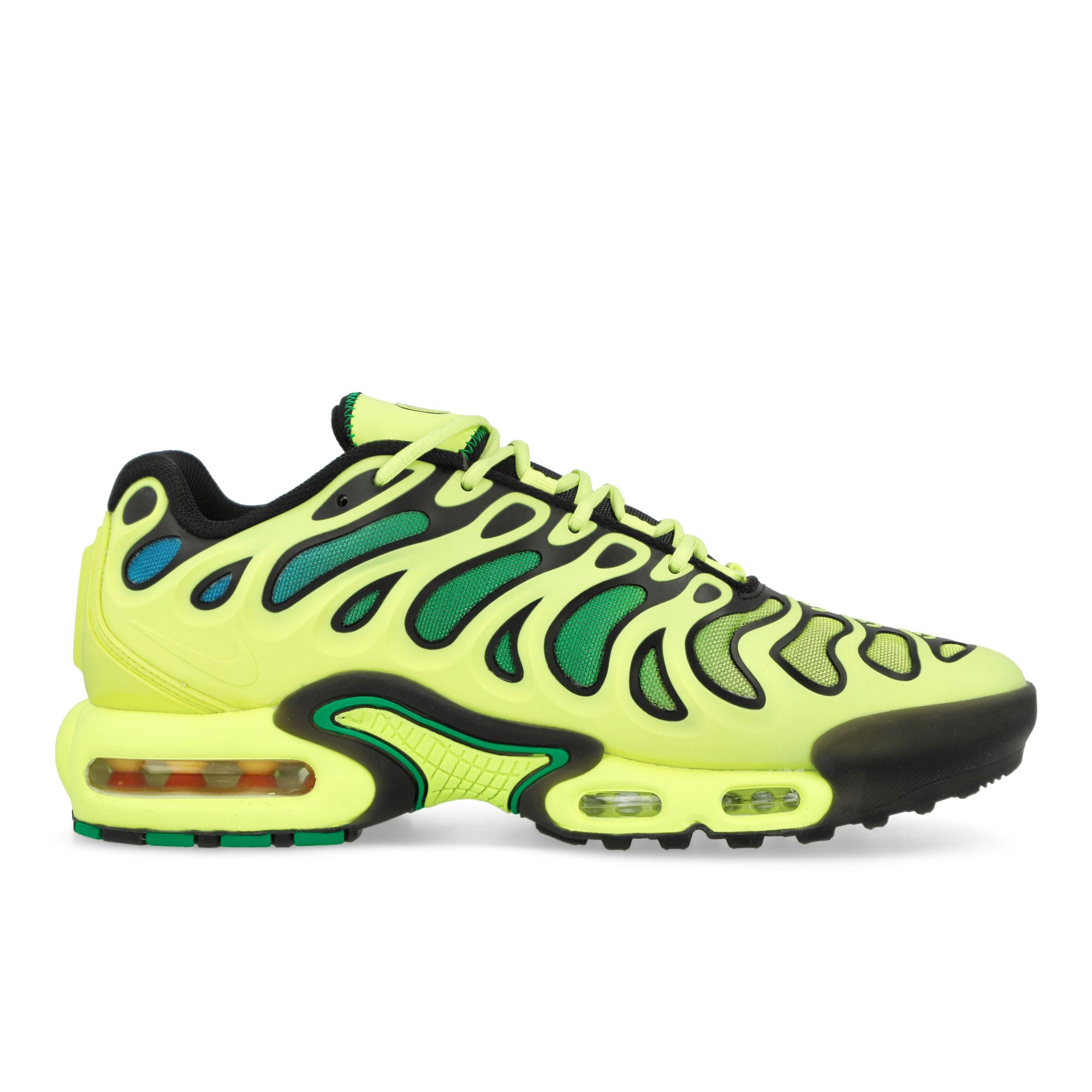 Nike Air Max Plus Drift Light Lemon Twist / Black - Stadium Green Low Top Sneakers Silhouette | Overkill