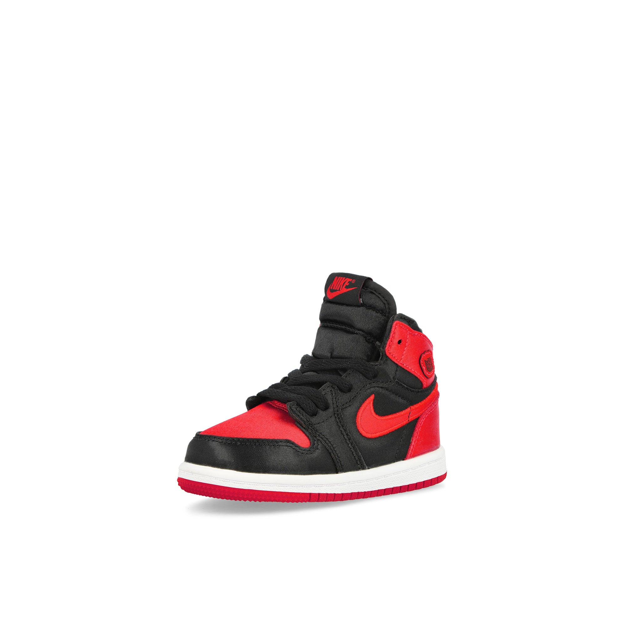 Jordan Jordan 1 Retro High OG TD Black / University Red - White Sneakers Close Up | Overkill