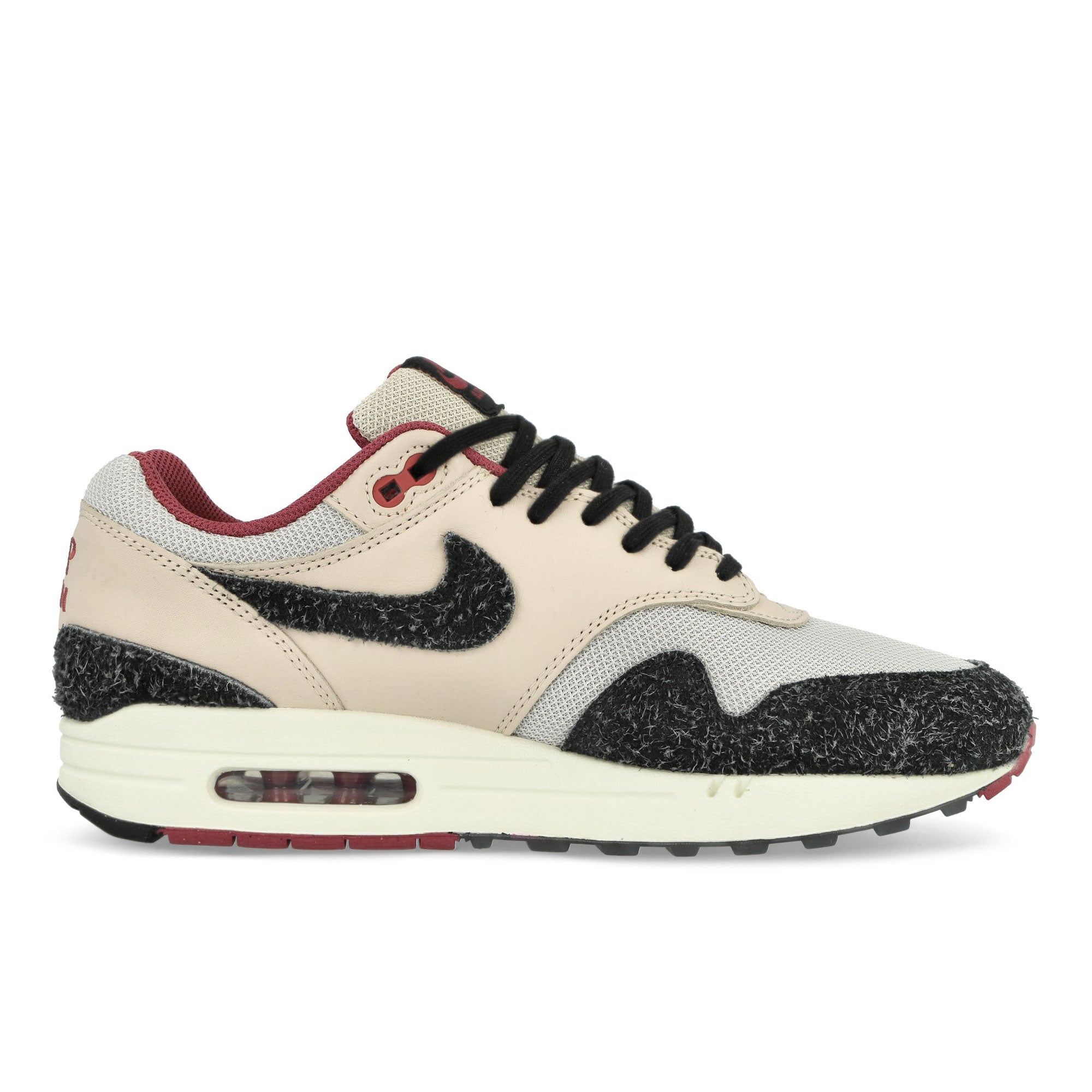 Nike Air Max 1 Premium Pearl White / Black - Vast Grey - Cedar Low Top Sneakers Silhouette | Overkill