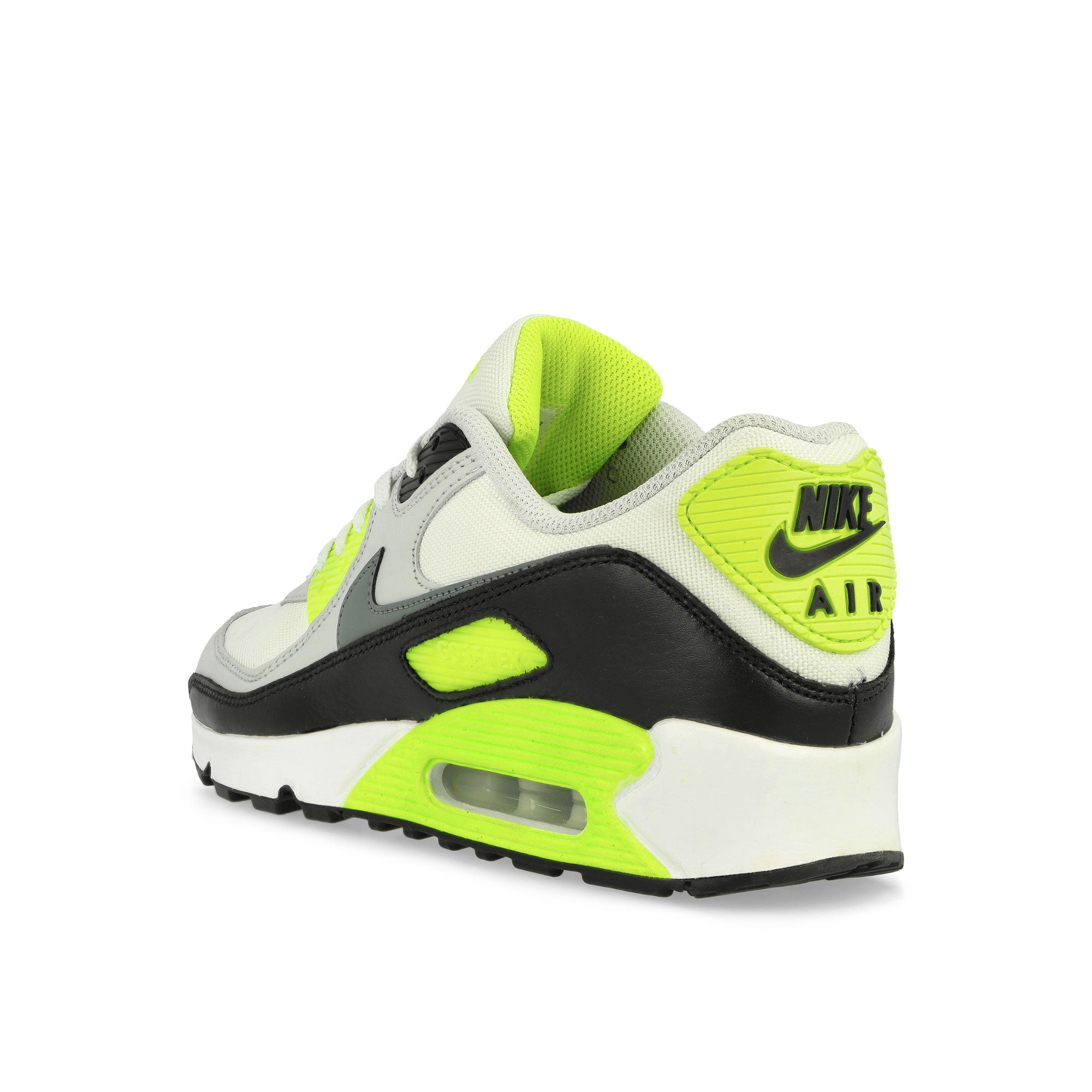 Nike Air Max 90 GTX Summit White / Cool Grey - Volt - Black Low Top Sneakers Material | Overkill